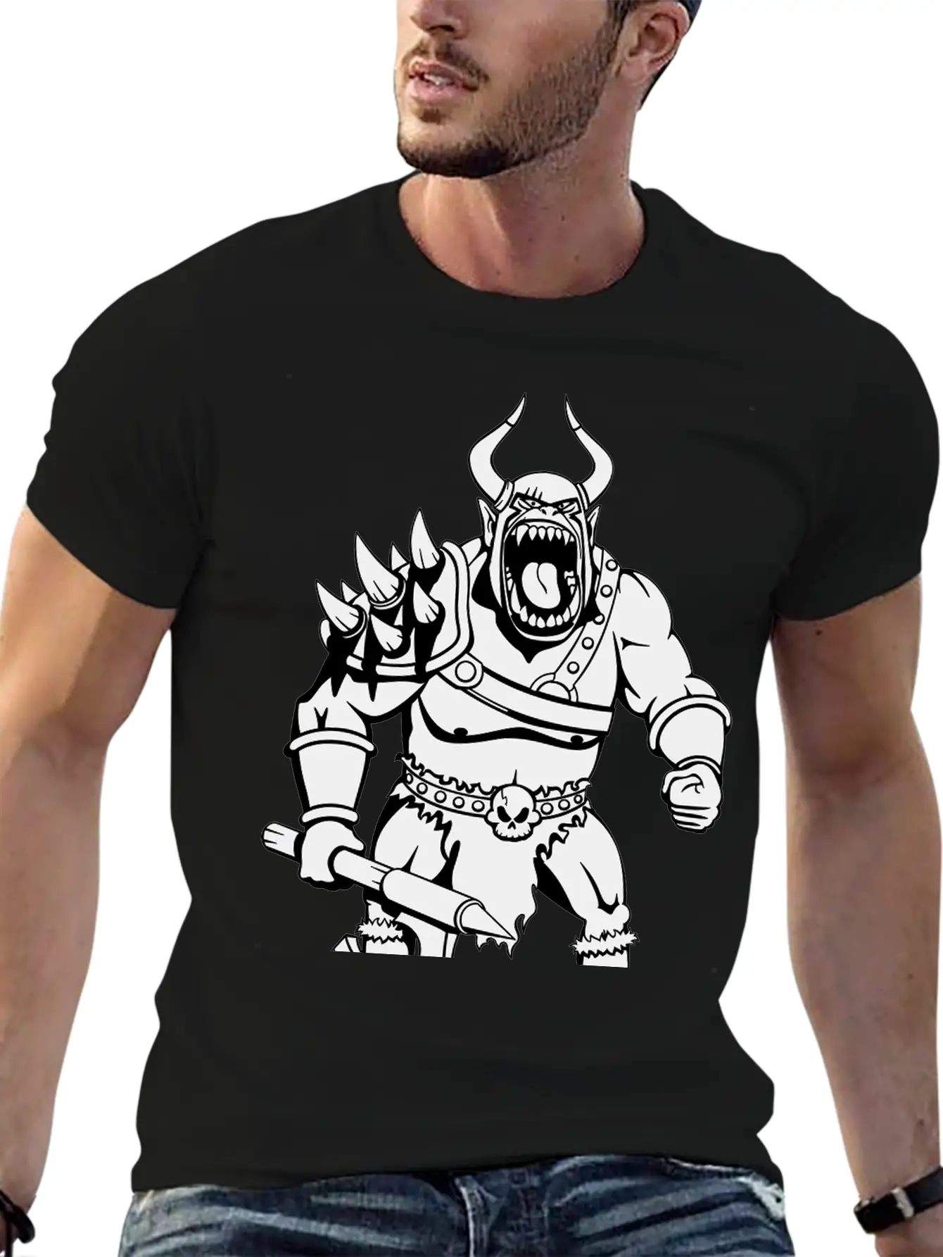 Troll Modern Fit Casual T-Shirt – Clean And Versatile Design