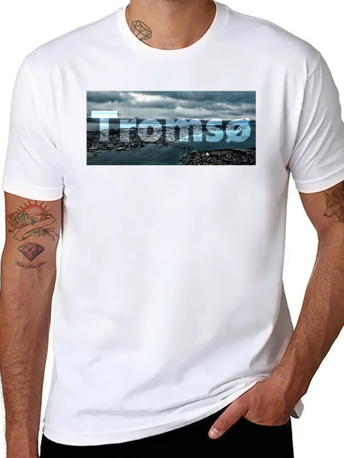 Tromsø - Right From The Arctic Circle Unisex Casual T-Shirt – Clean Design For Daily Comfort