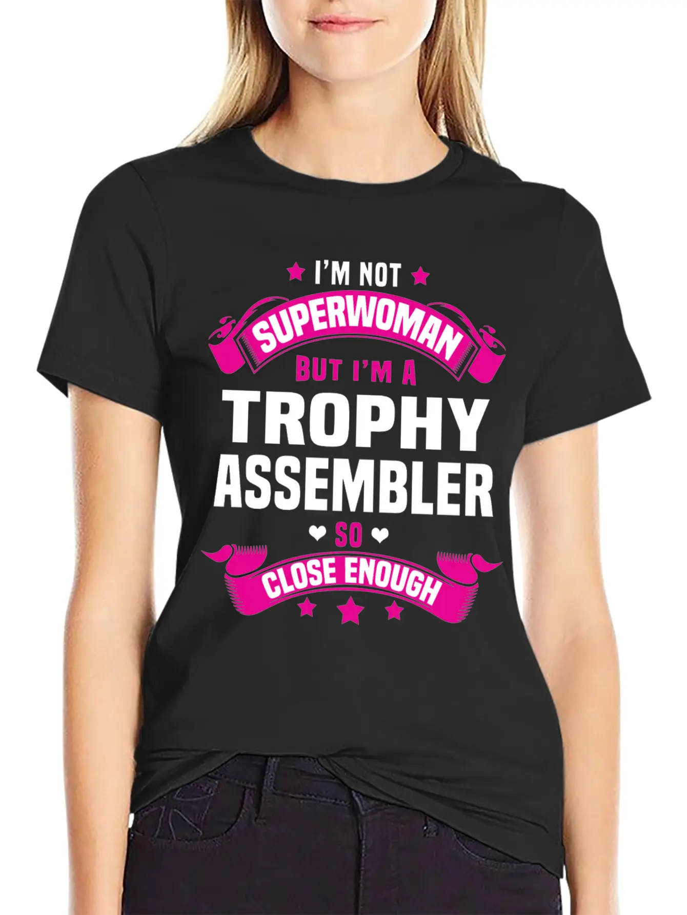 Trophy Assembler Lightweight Cotton T-Shirt – Daily Comfort Graphic Shirt