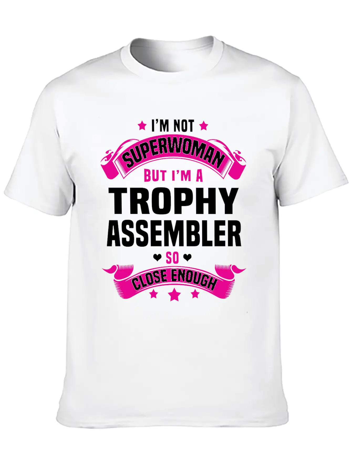 Trophy Assembler Lightweight Cotton T-Shirt – Daily Comfort Graphic Shirt