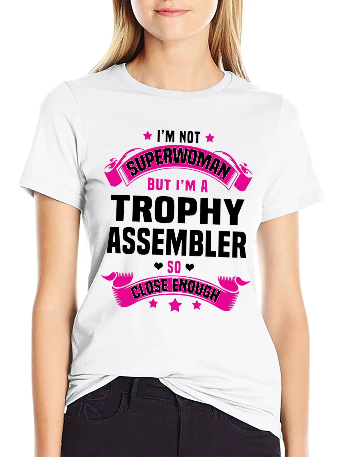 Trophy Assembler Lightweight Cotton T-Shirt – Daily Comfort Graphic Shirt