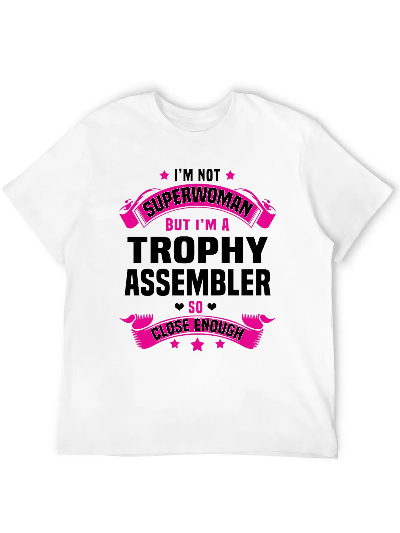 Trophy Assembler Lightweight Cotton T-Shirt – Daily Comfort Graphic Shirt
