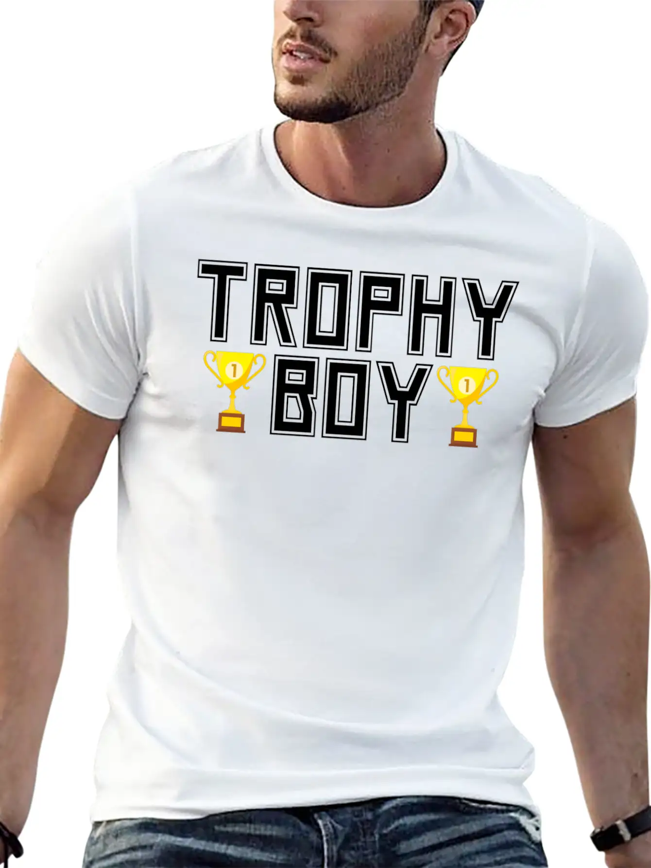 Trophy Boy Unisex Casual T-Shirt – Clean Design For Daily Comfort