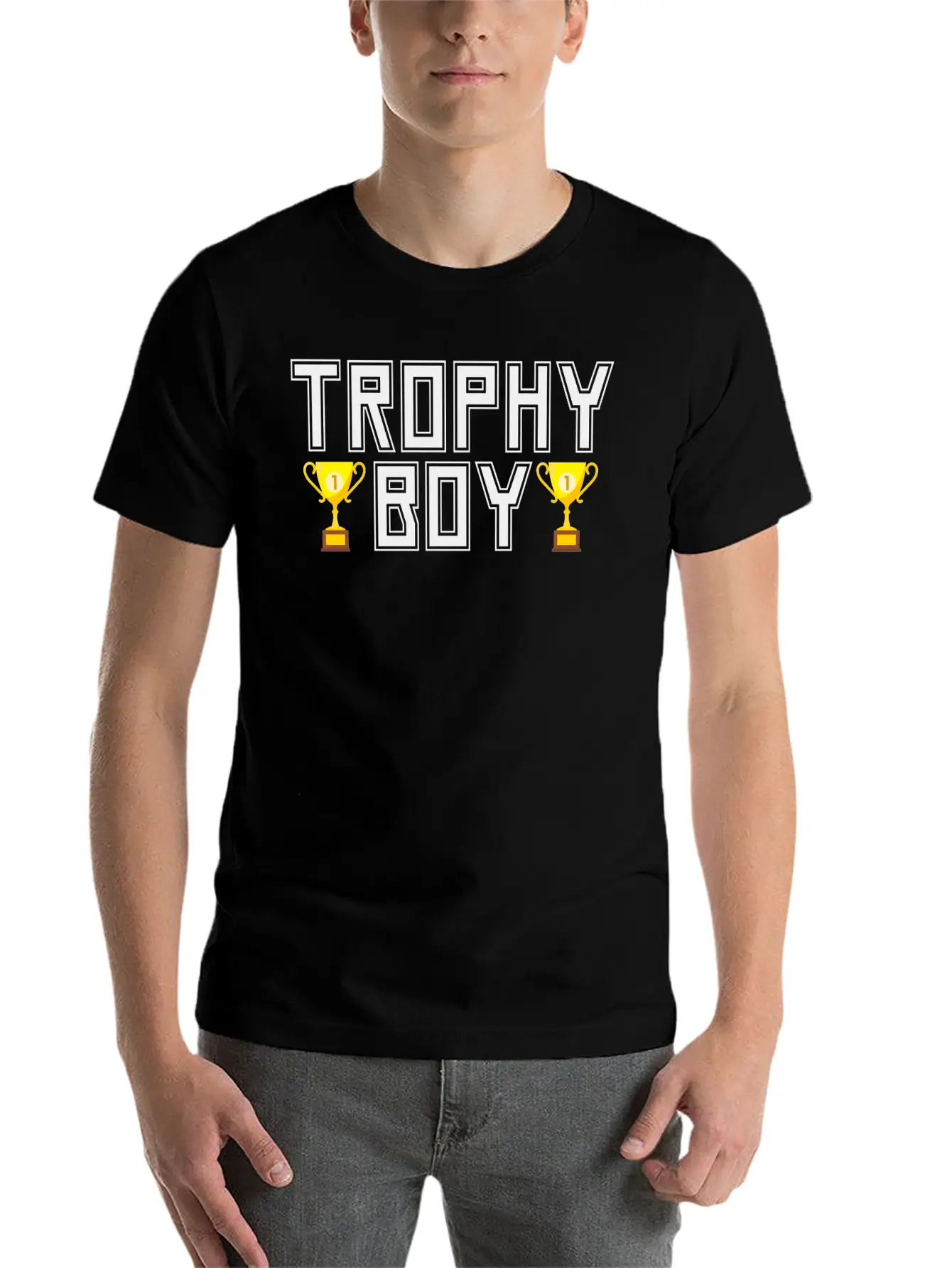 Trophy Boy Unisex Casual T-Shirt – Clean Design For Daily Comfort