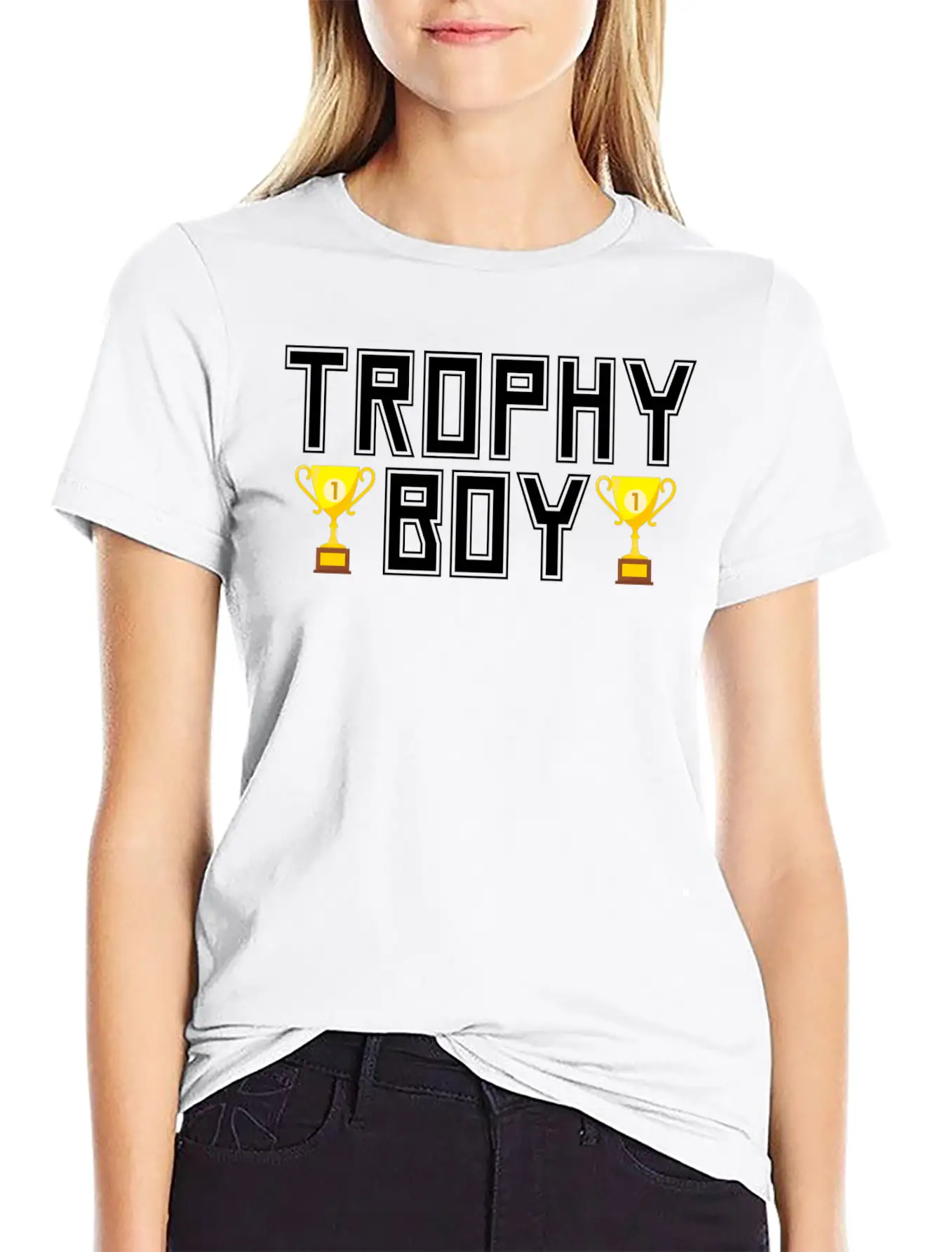 Trophy Boy Unisex Casual T-Shirt – Clean Design For Daily Comfort