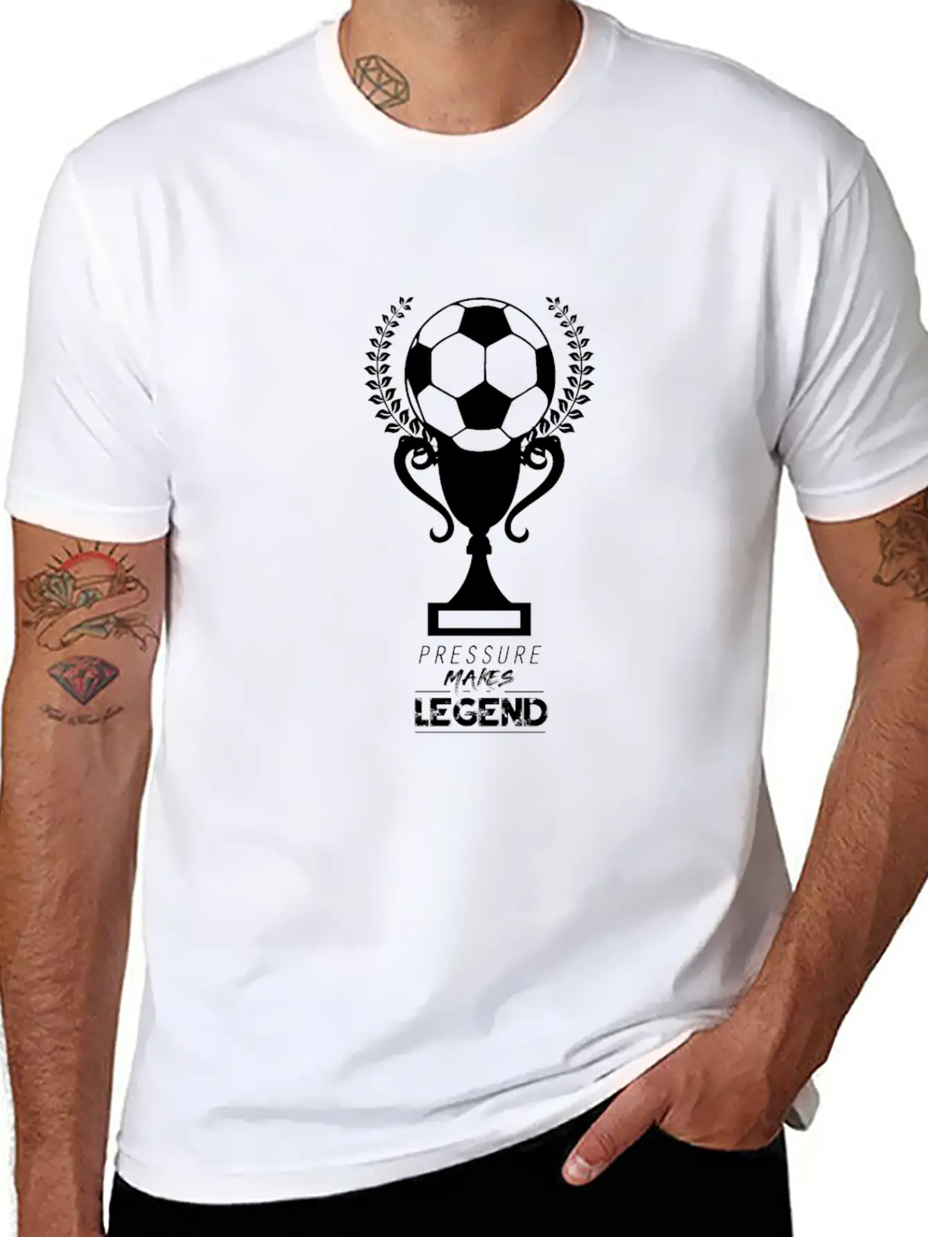 Trophy Classic Fit Graphic Tee For Daily Comfort – Unisex Cotton Shirt