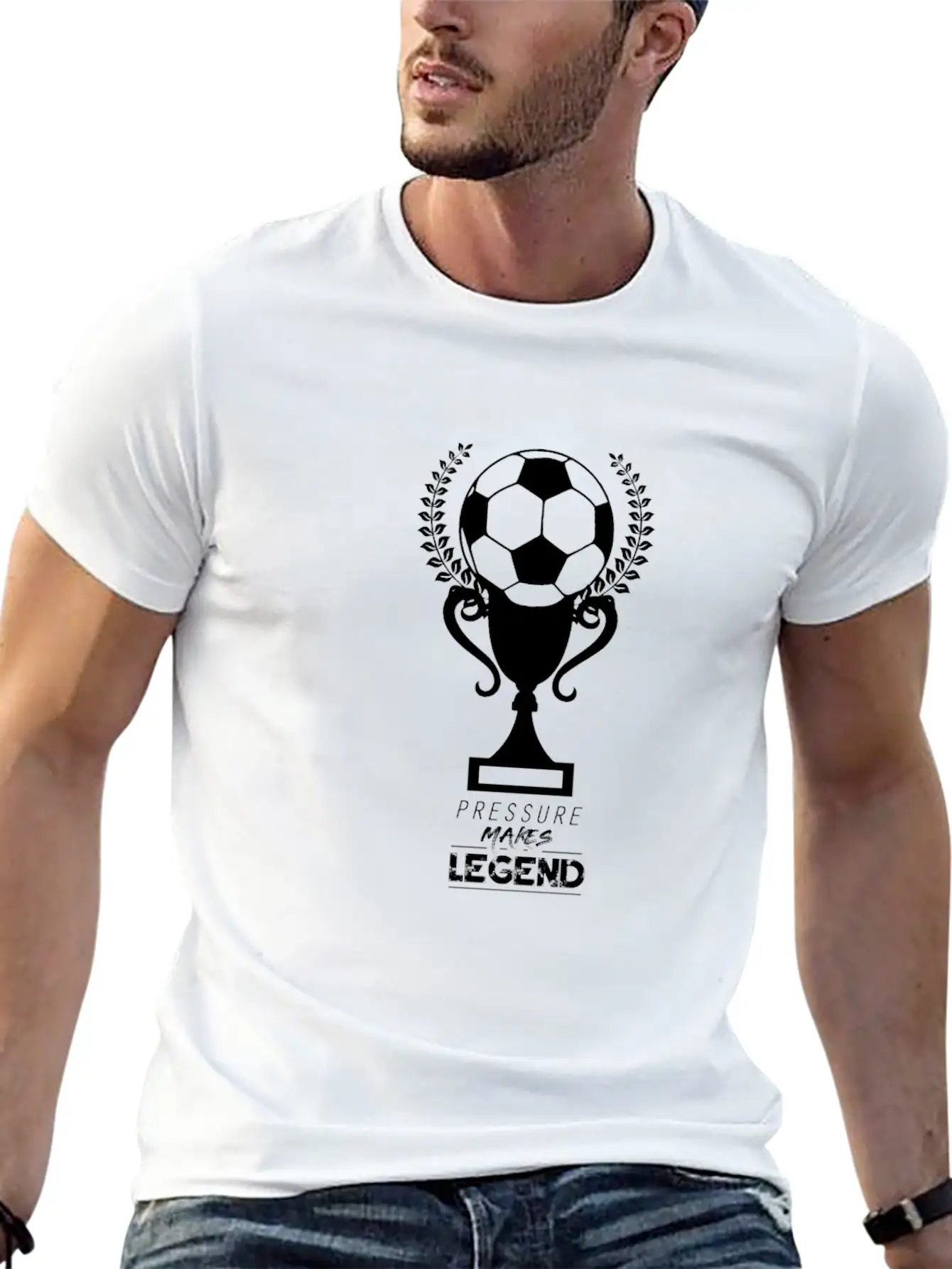 Trophy Classic Fit Graphic Tee For Daily Comfort – Unisex Cotton Shirt