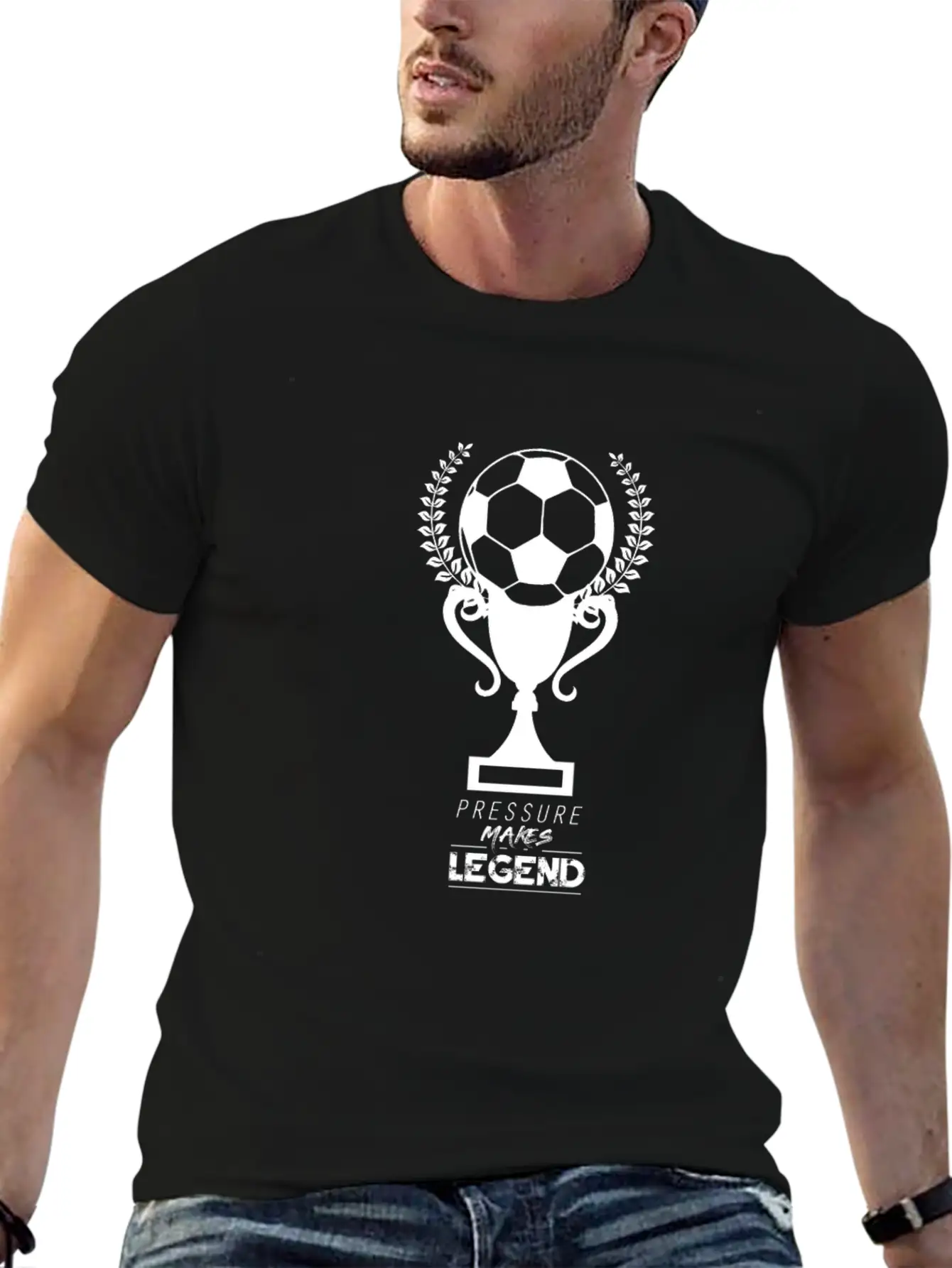 Trophy Classic Fit Graphic Tee For Daily Comfort – Unisex Cotton Shirt