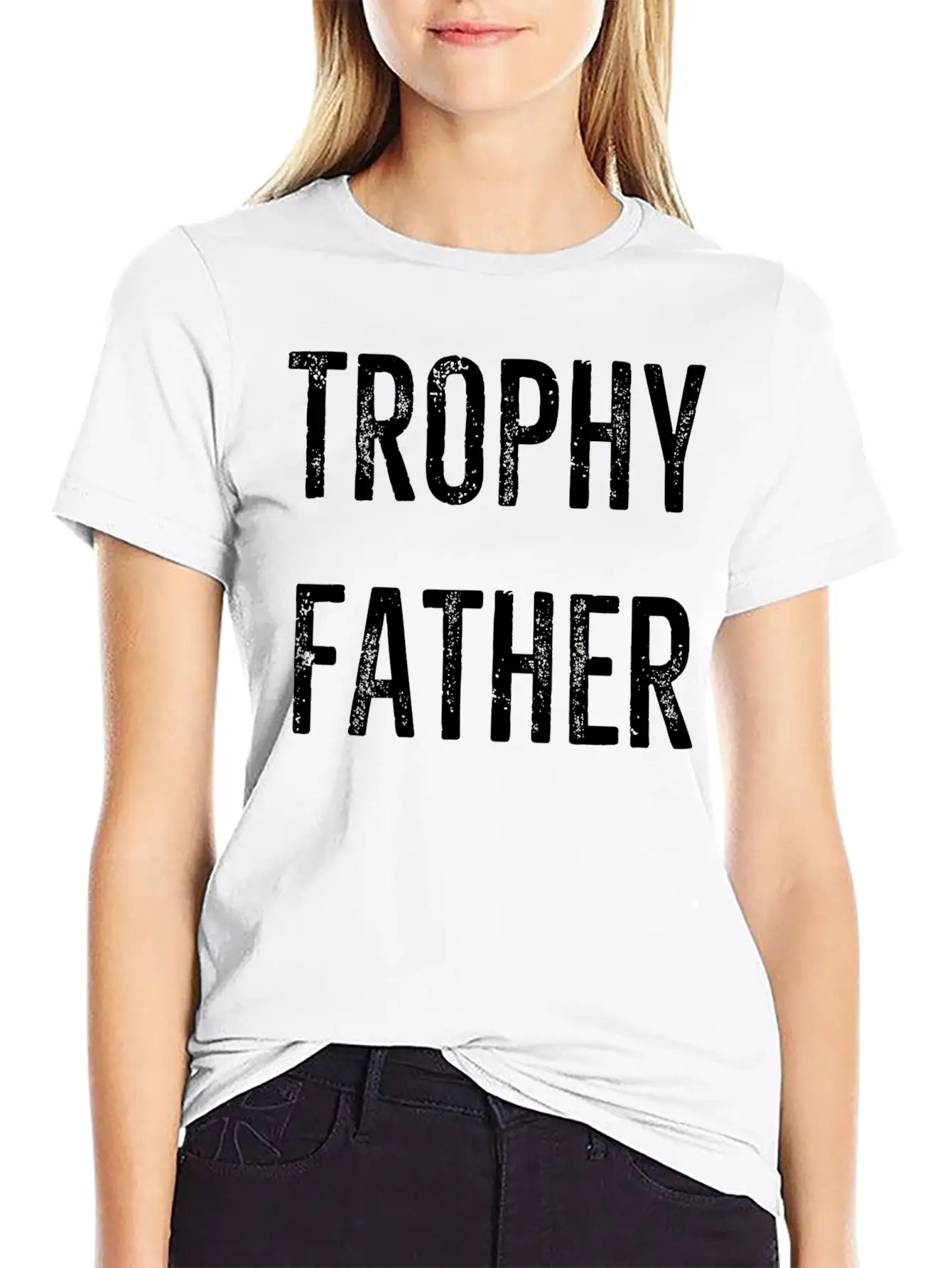 Trophy Father Essential Cotton Tee For Daily Outfits – Unisex Style
