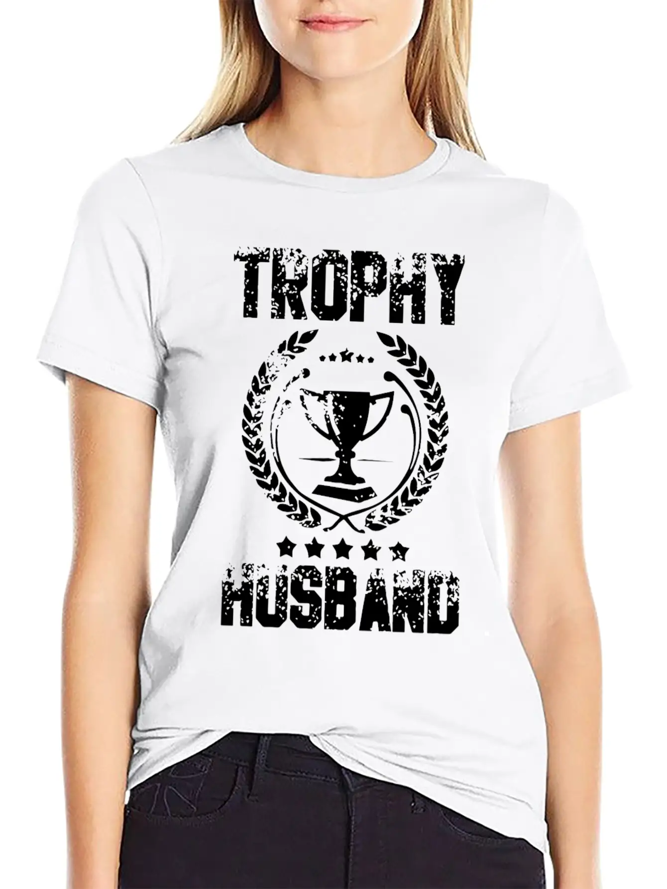 Trophy Husband T Shirts Modern Fit Casual T-Shirt – Clean And Versatile Design