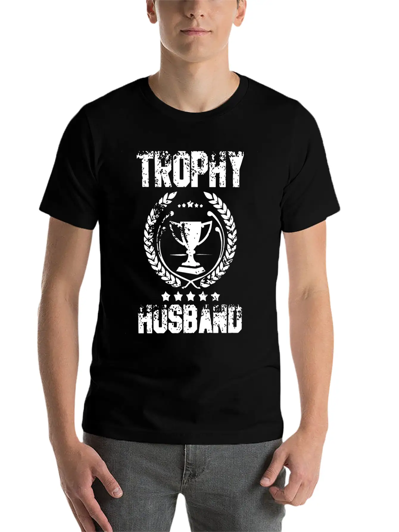 Trophy Husband T Shirts Modern Fit Casual T-Shirt – Clean And Versatile Design