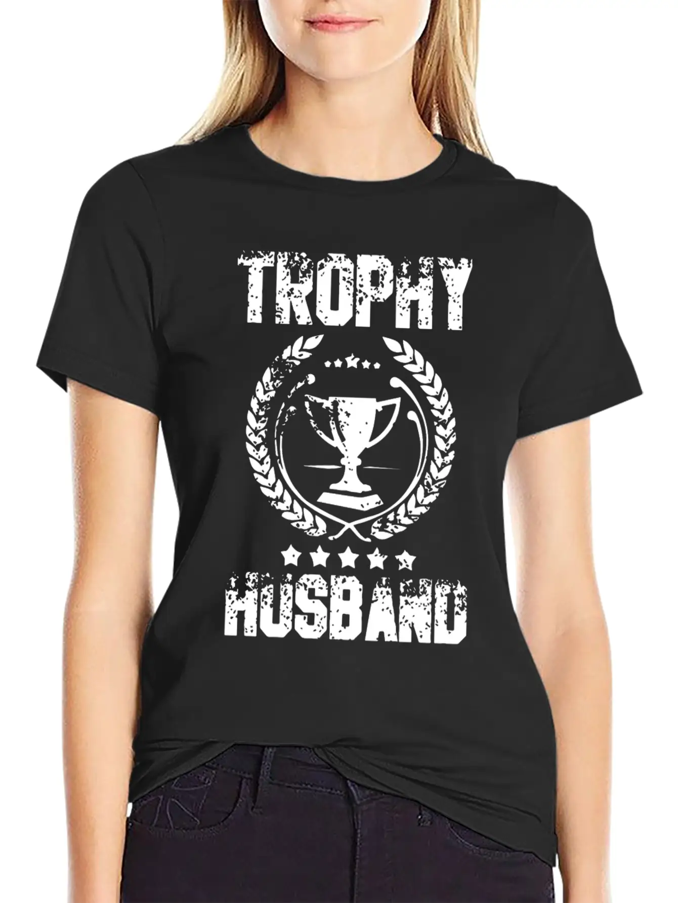 Trophy Husband T Shirts Modern Fit Casual T-Shirt – Clean And Versatile Design