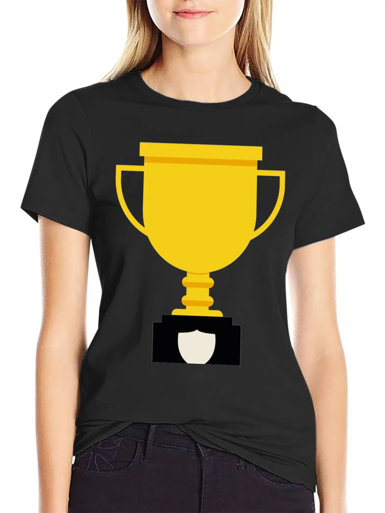 Trophy Unisex Casual T-Shirt – Clean Design For Daily Comfort