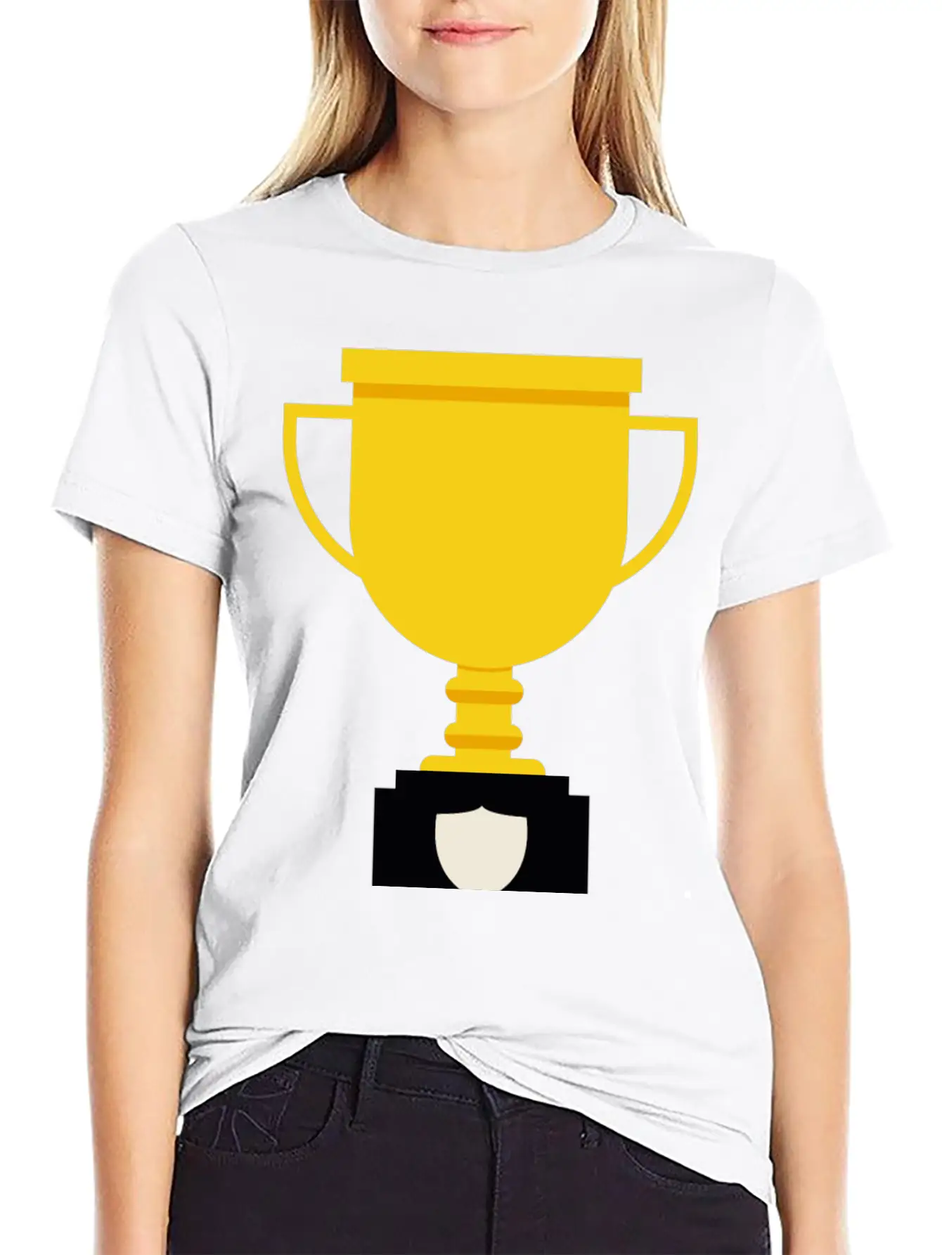 Trophy Unisex Casual T-Shirt – Clean Design For Daily Comfort