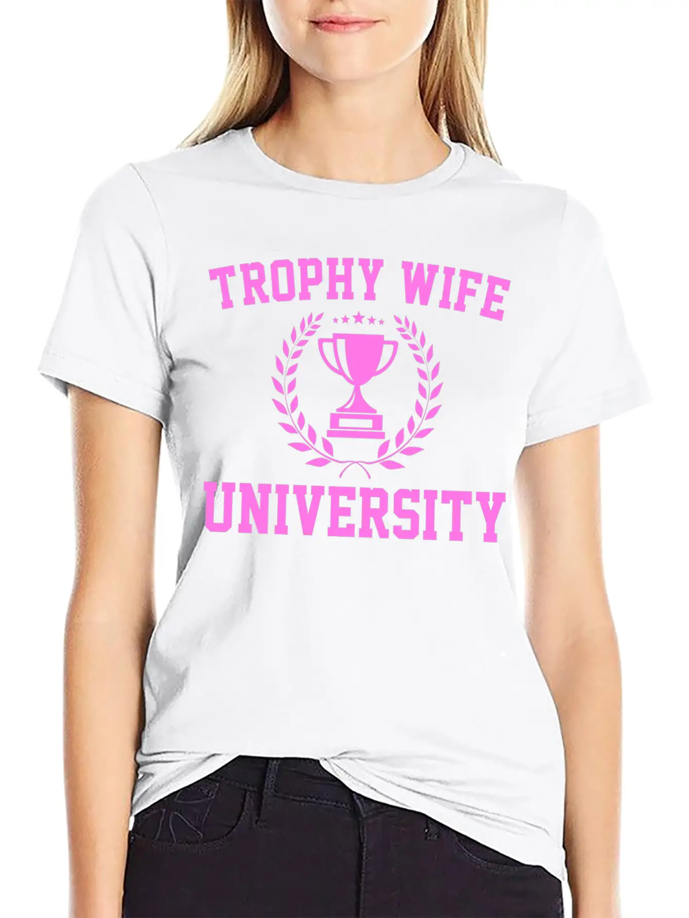 Trophy Wife University Soft Cotton Short Sleeve Tee – Unisex Wardrobe Staple