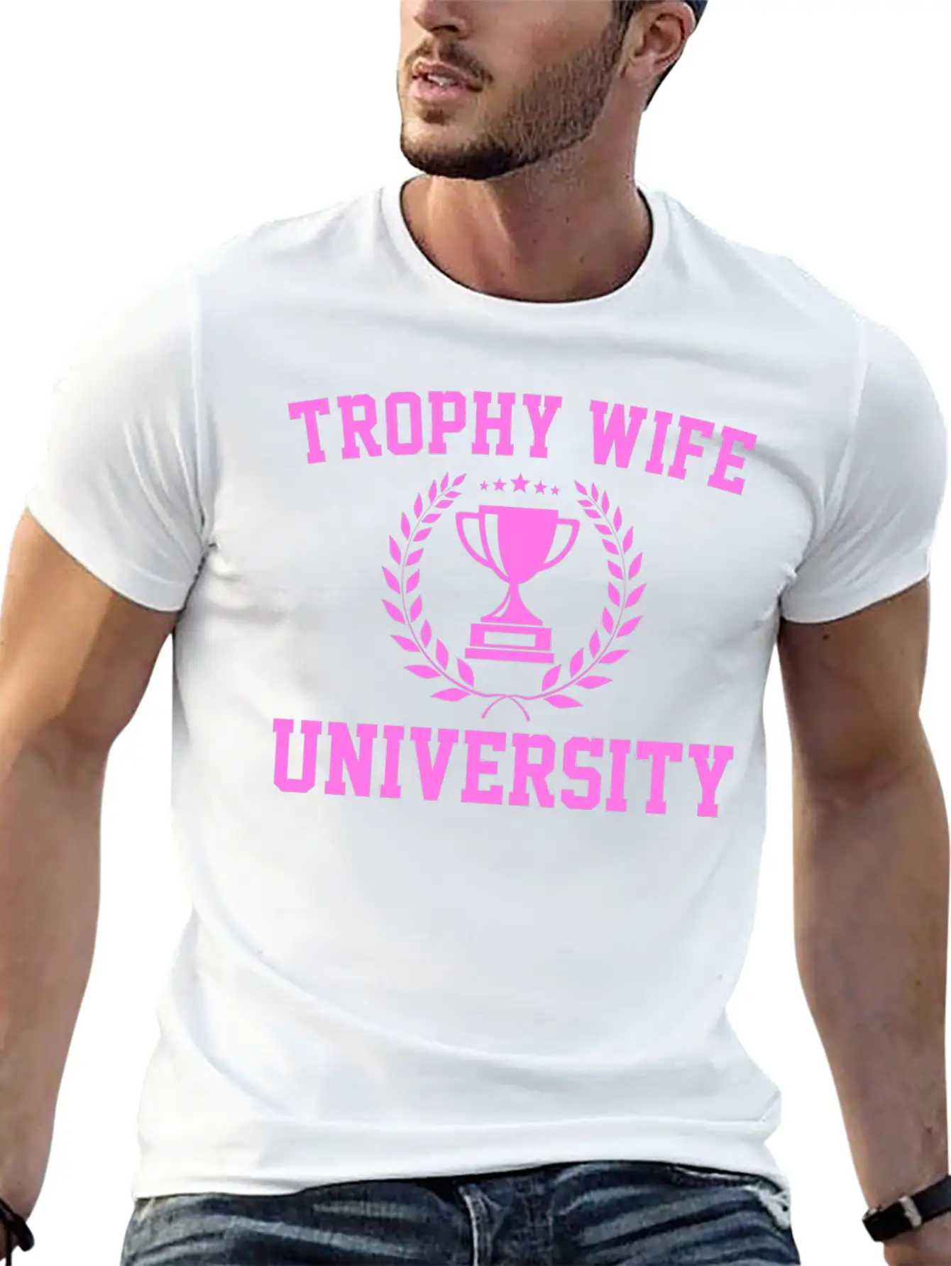 Trophy Wife University Soft Cotton Short Sleeve Tee – Unisex Wardrobe Staple