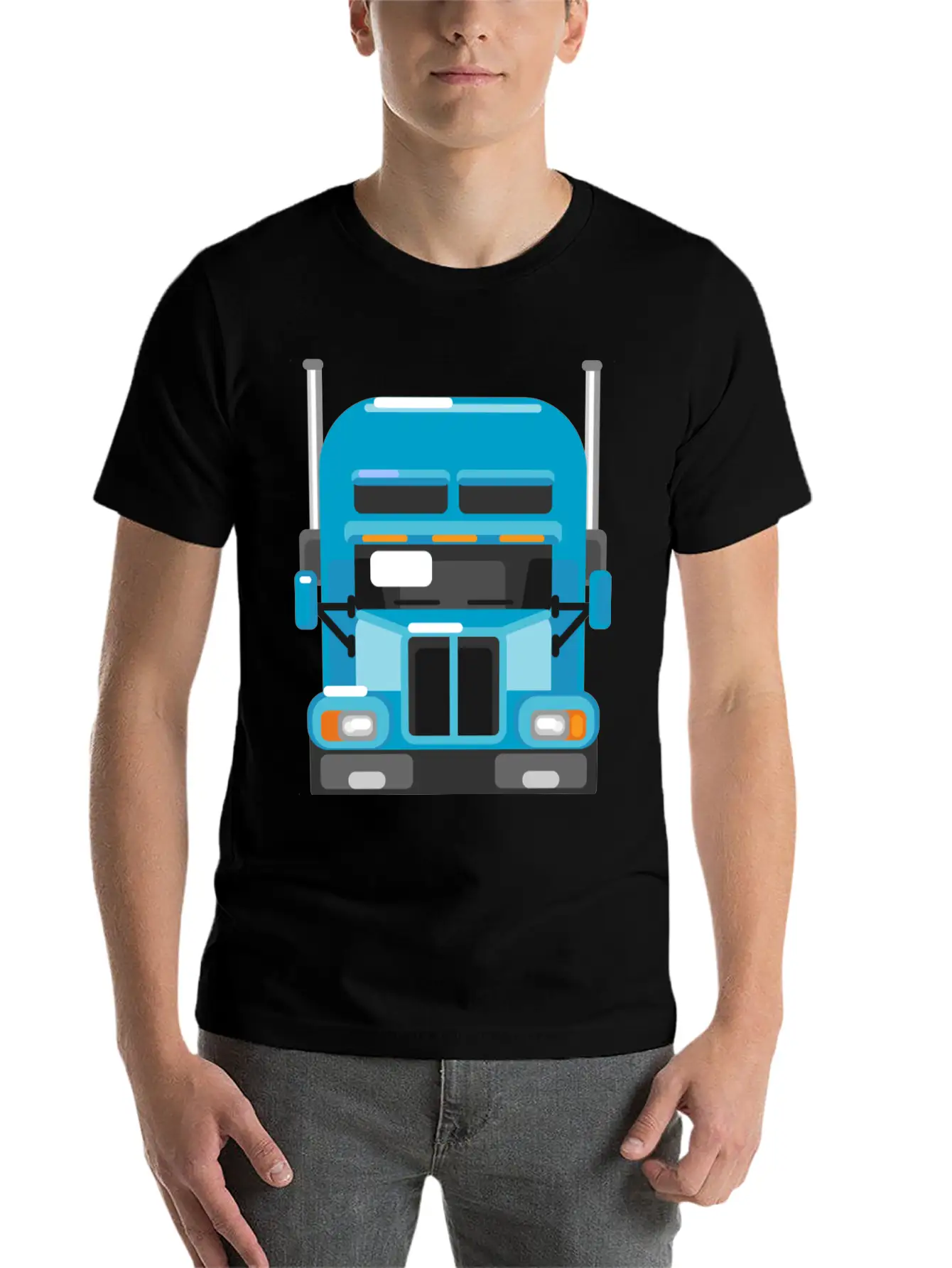 Truck 07 Classic Fit Graphic Tee For Daily Comfort – Unisex Cotton Shirt