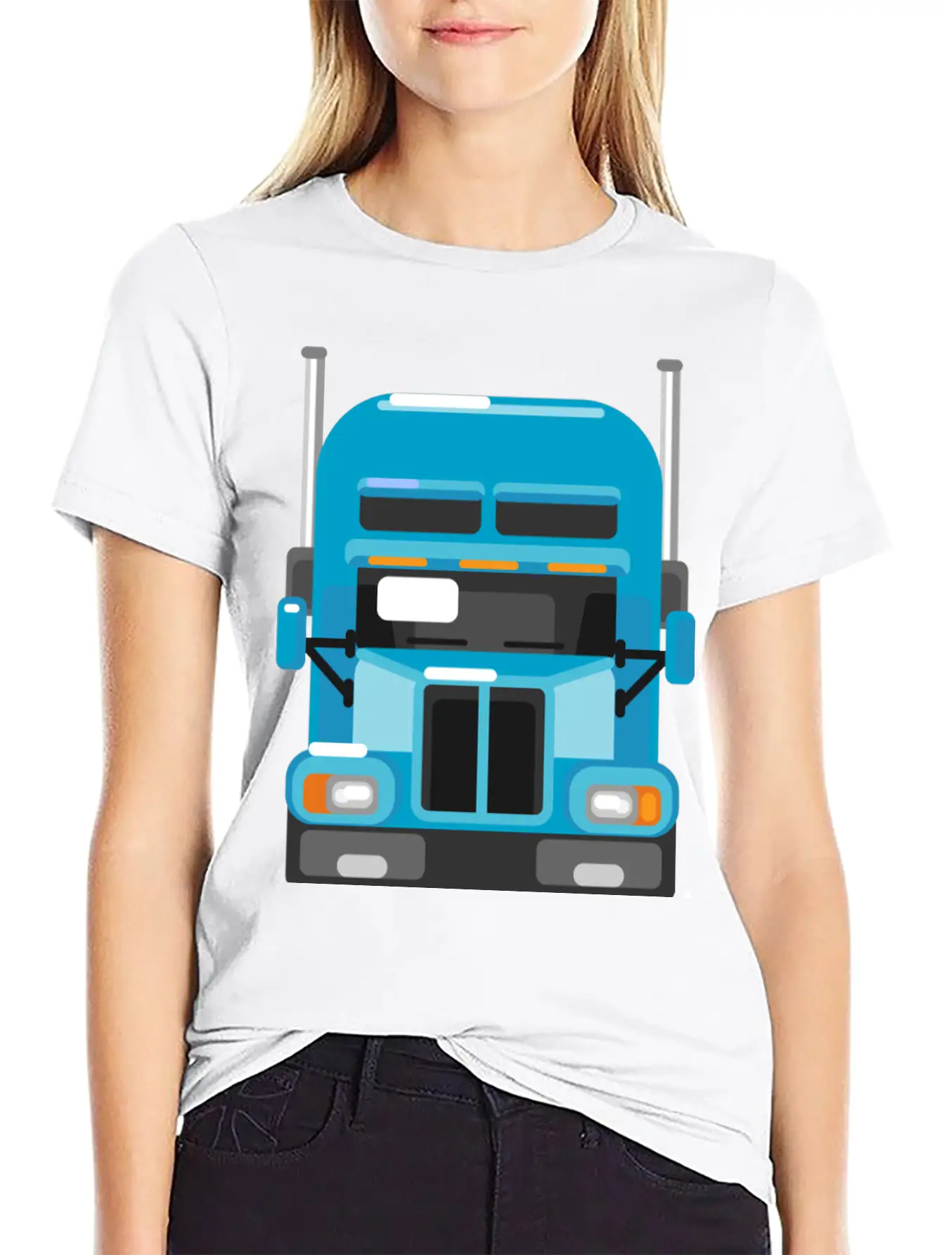 Truck 07 Classic Fit Graphic Tee For Daily Comfort – Unisex Cotton Shirt