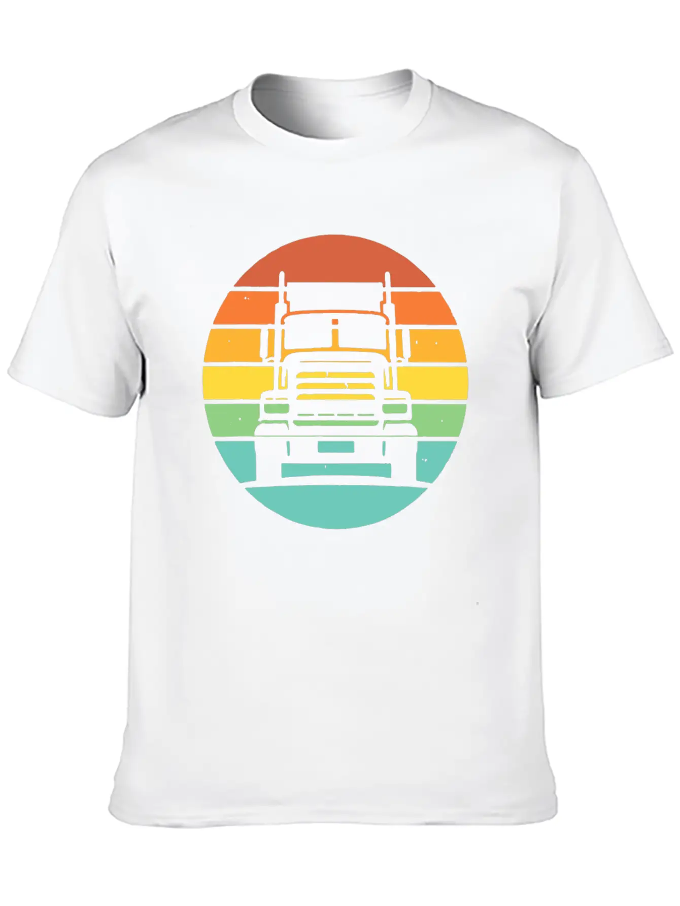 Truck Drive Unisex Casual T-Shirt – Clean Design For Daily Comfort