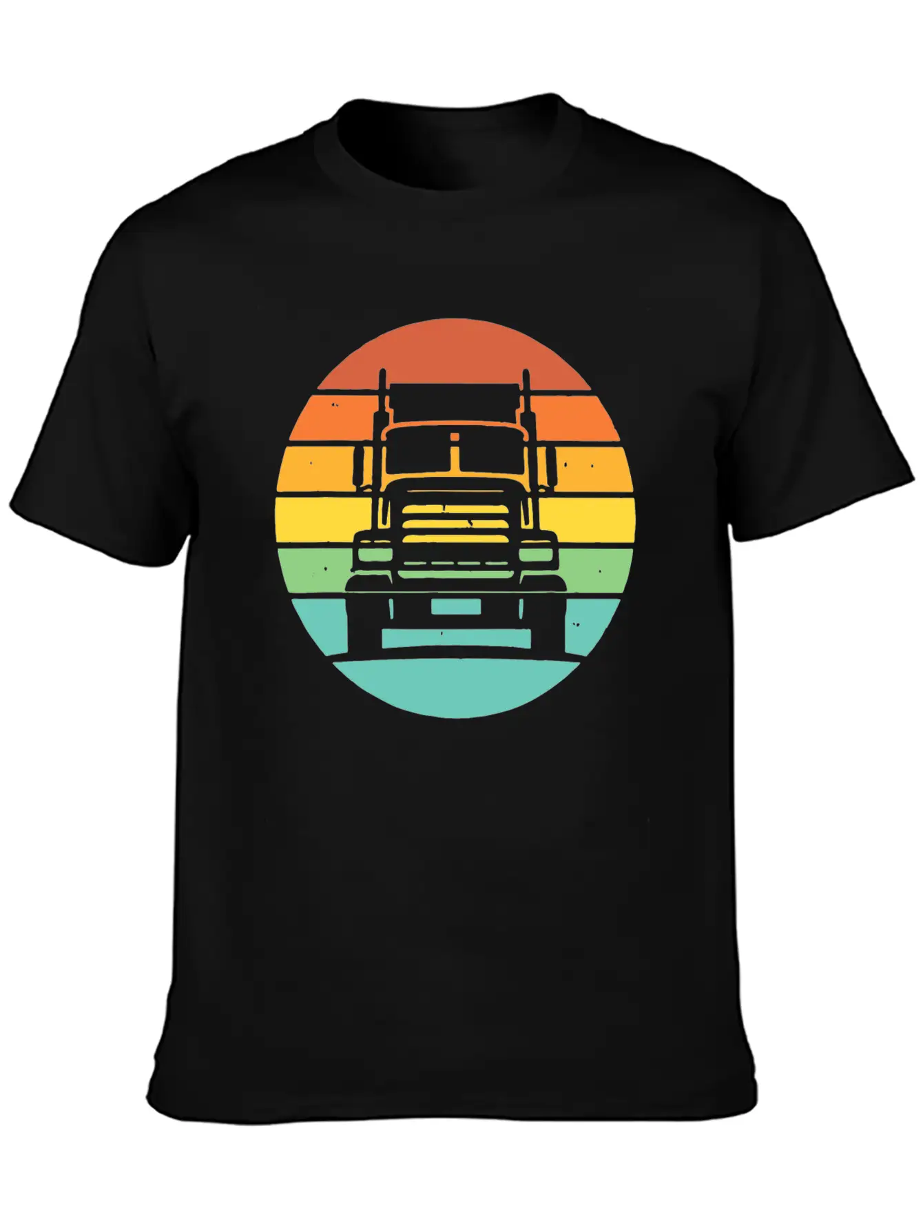 Truck Drive Unisex Casual T-Shirt – Clean Design For Daily Comfort