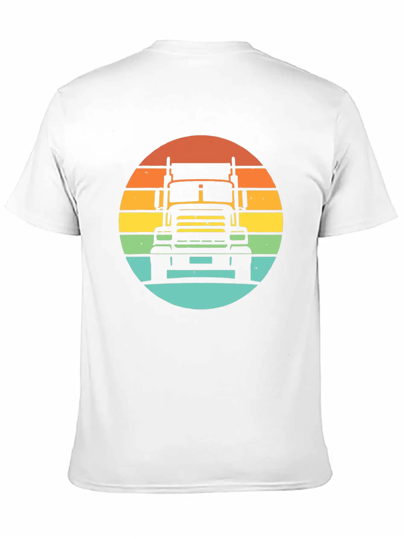 Truck Drive Unisex Casual T-Shirt – Clean Design For Daily Comfort