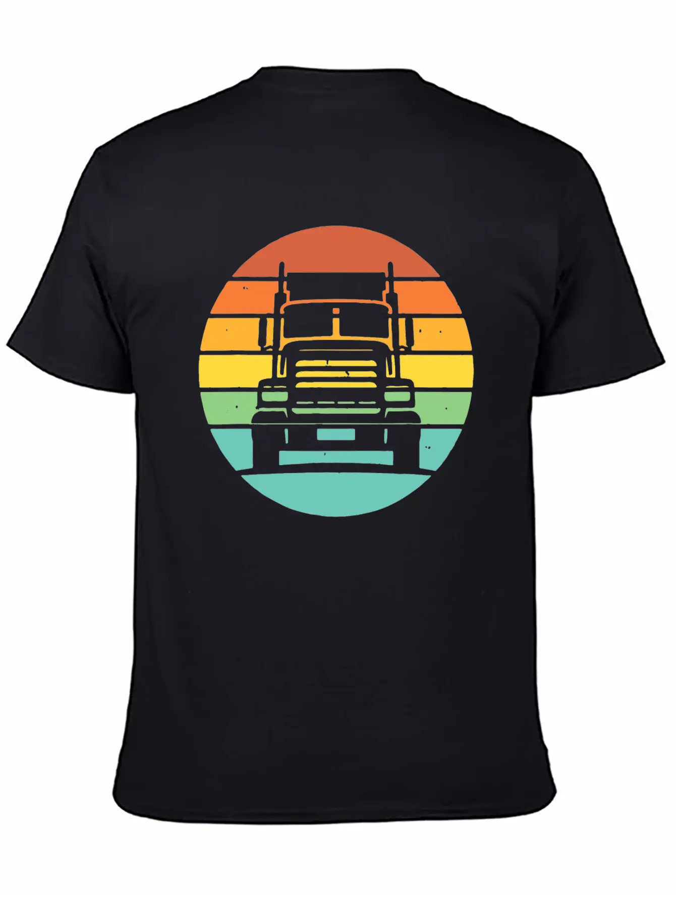 Truck Drive Unisex Casual T-Shirt – Clean Design For Daily Comfort