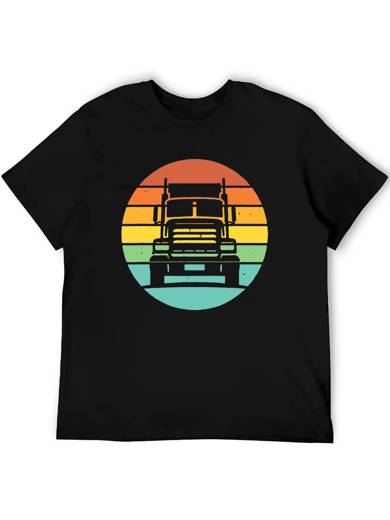 Truck Drive Unisex Casual T-Shirt – Clean Design For Daily Comfort