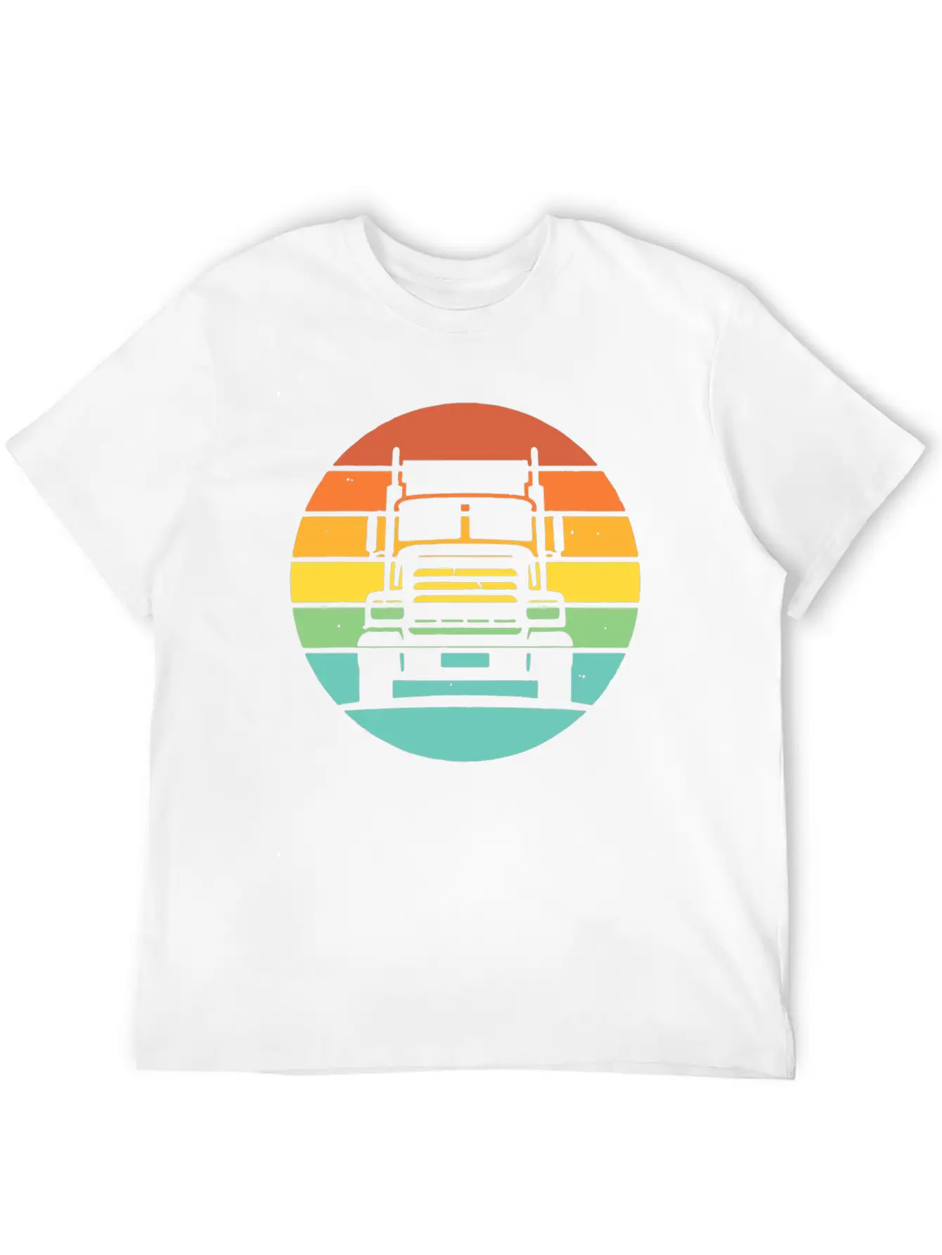 Truck Drive Unisex Casual T-Shirt – Clean Design For Daily Comfort