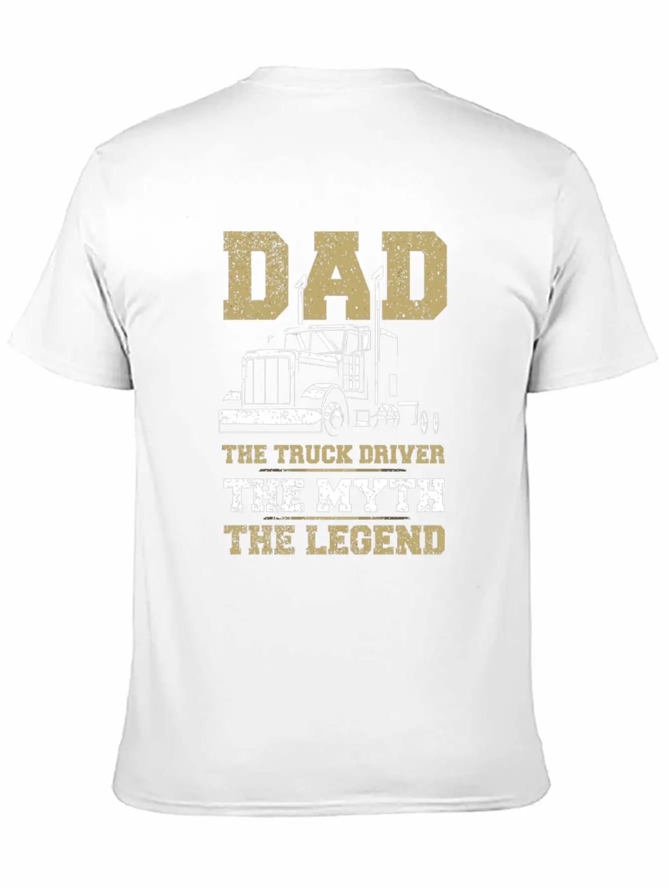 Truck Driver Dad Shirt Funny Quote Trucker Father Unisex Casual T-Shirt – Clean Design For Daily Comfort