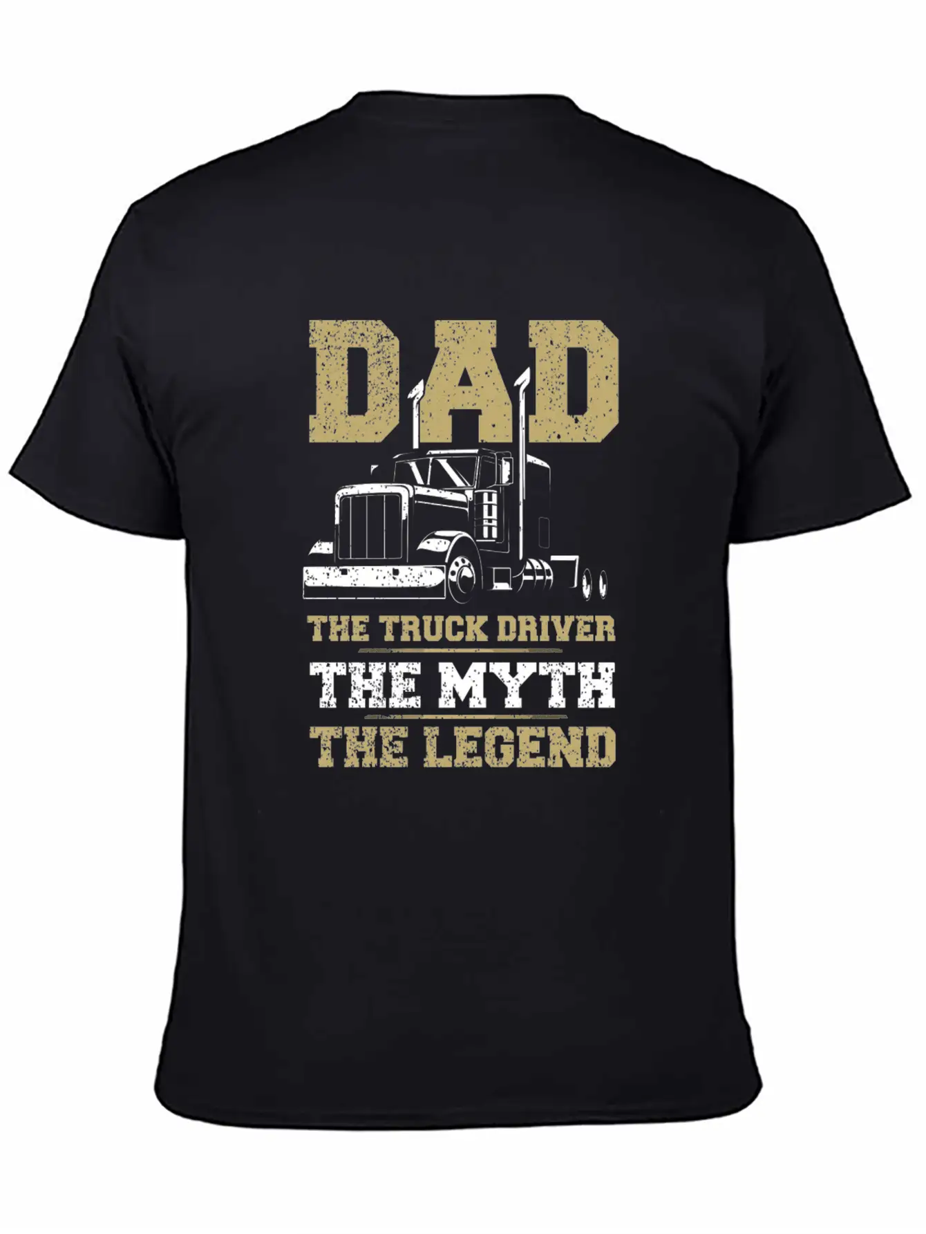 Truck Driver Dad Shirt Funny Quote Trucker Father Unisex Casual T-Shirt – Clean Design For Daily Comfort