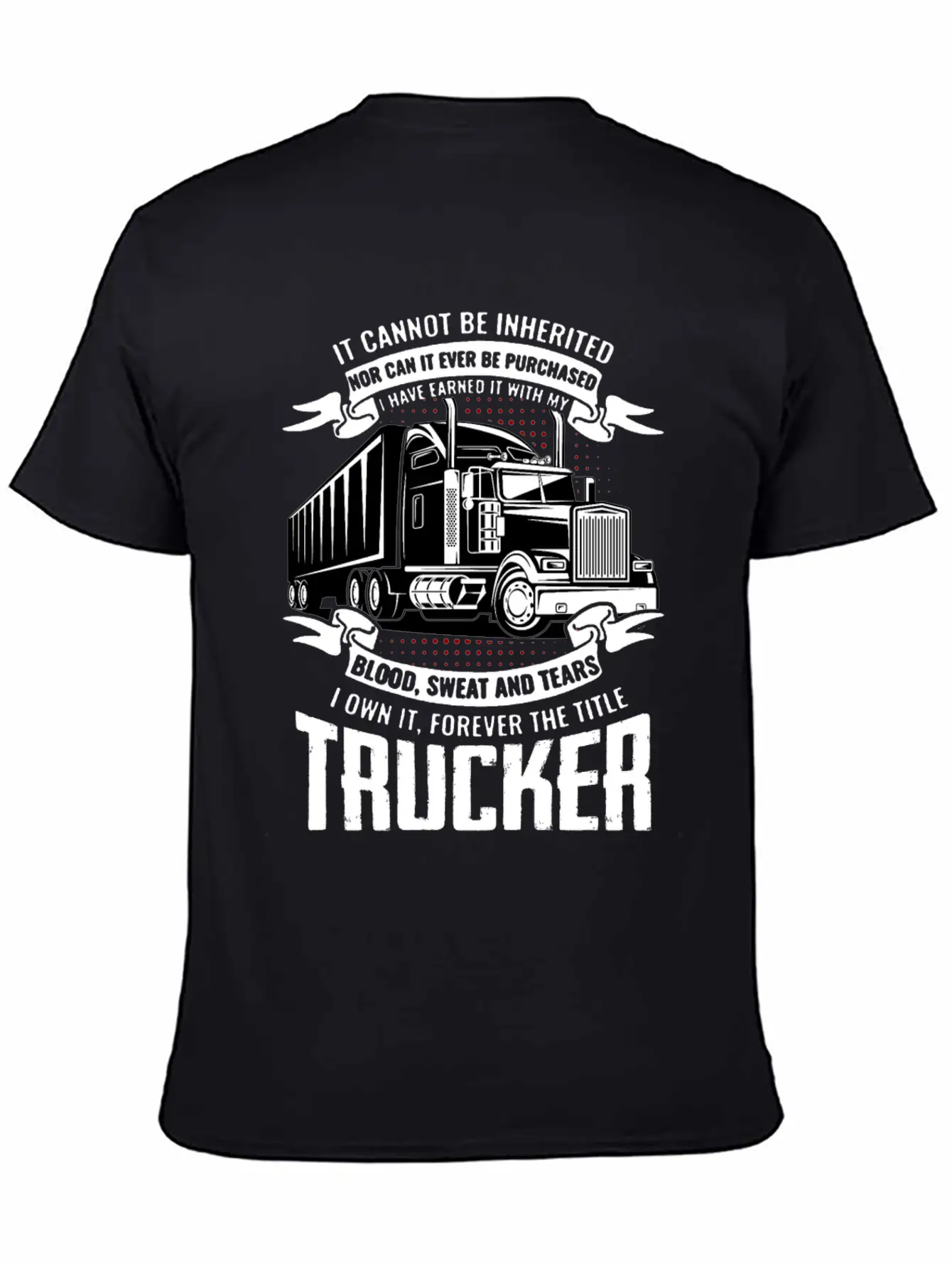 Truck Driver Gift - Funny 18 Wheeler Big Rig Unisex Casual T-Shirt – Clean Design For Daily Comfort