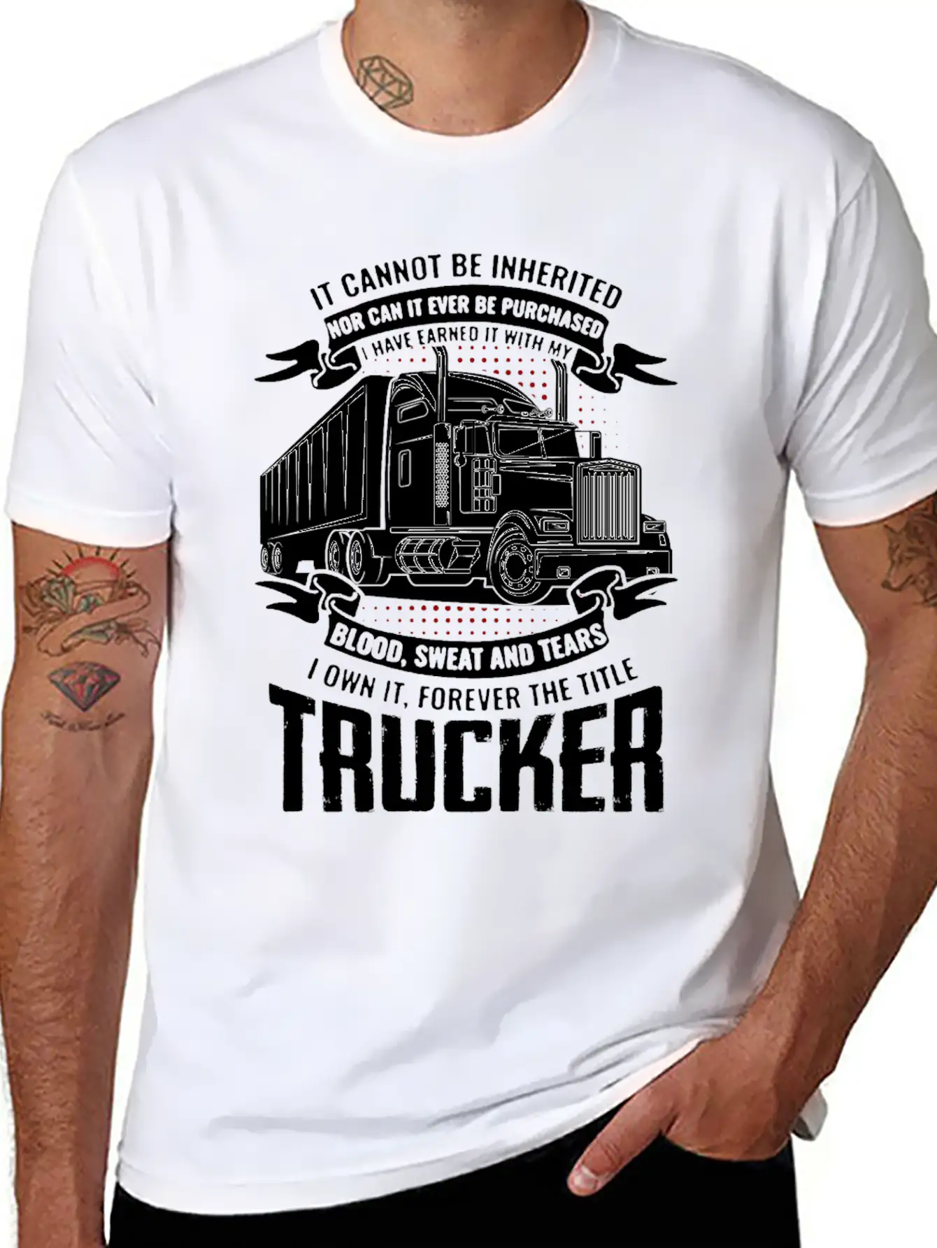 Truck Driver Gift - Funny 18 Wheeler Big Rig Unisex Casual T-Shirt – Clean Design For Daily Comfort