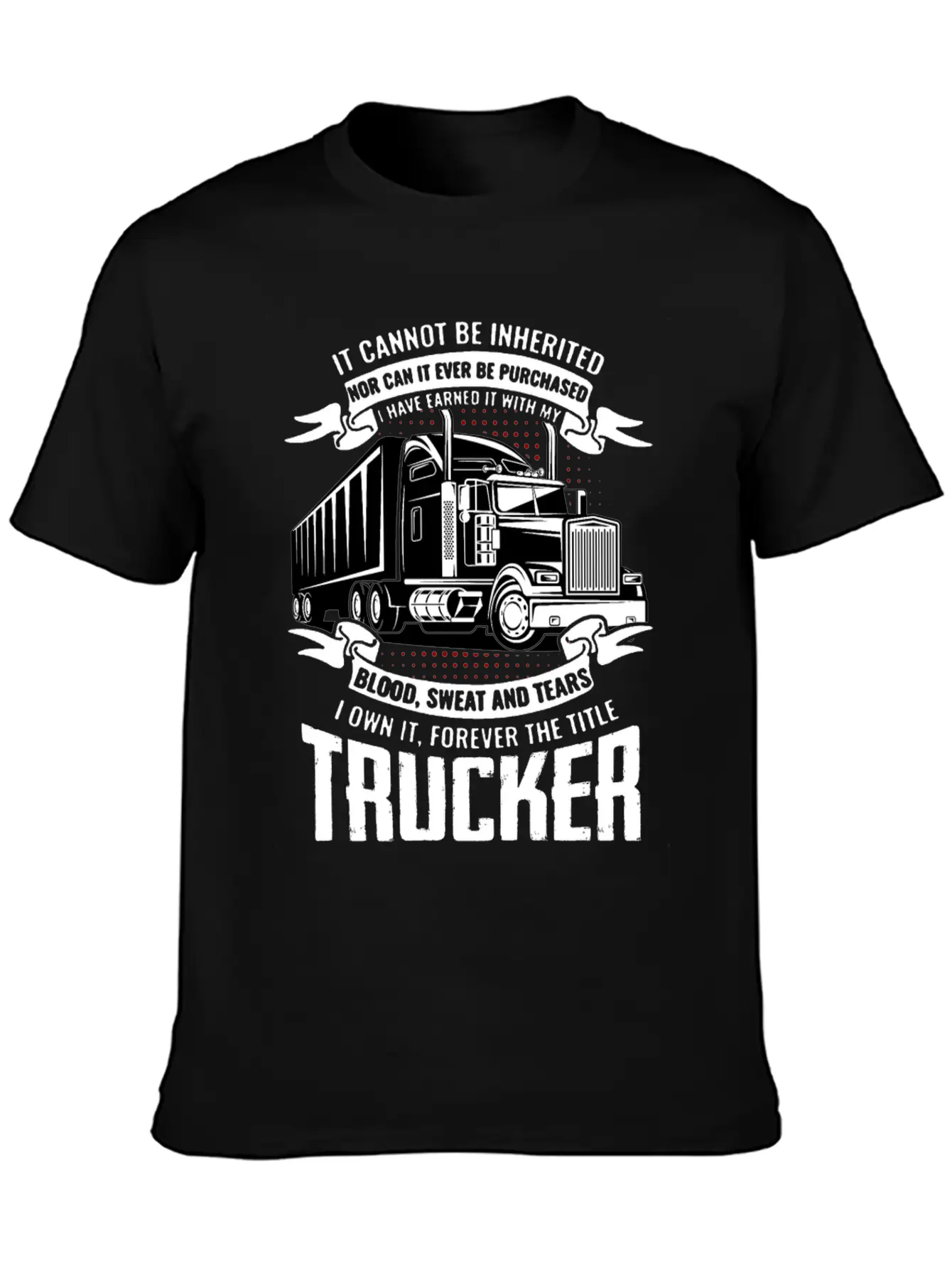Truck Driver Gift - Funny 18 Wheeler Big Rig Unisex Casual T-Shirt – Clean Design For Daily Comfort