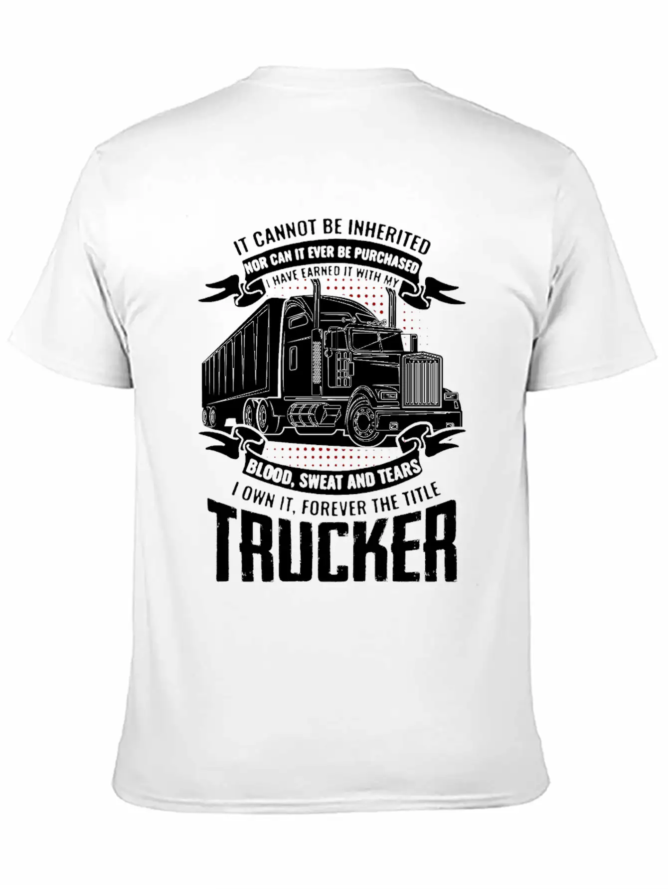 Truck Driver Gift - Funny 18 Wheeler Big Rig Unisex Casual T-Shirt – Clean Design For Daily Comfort