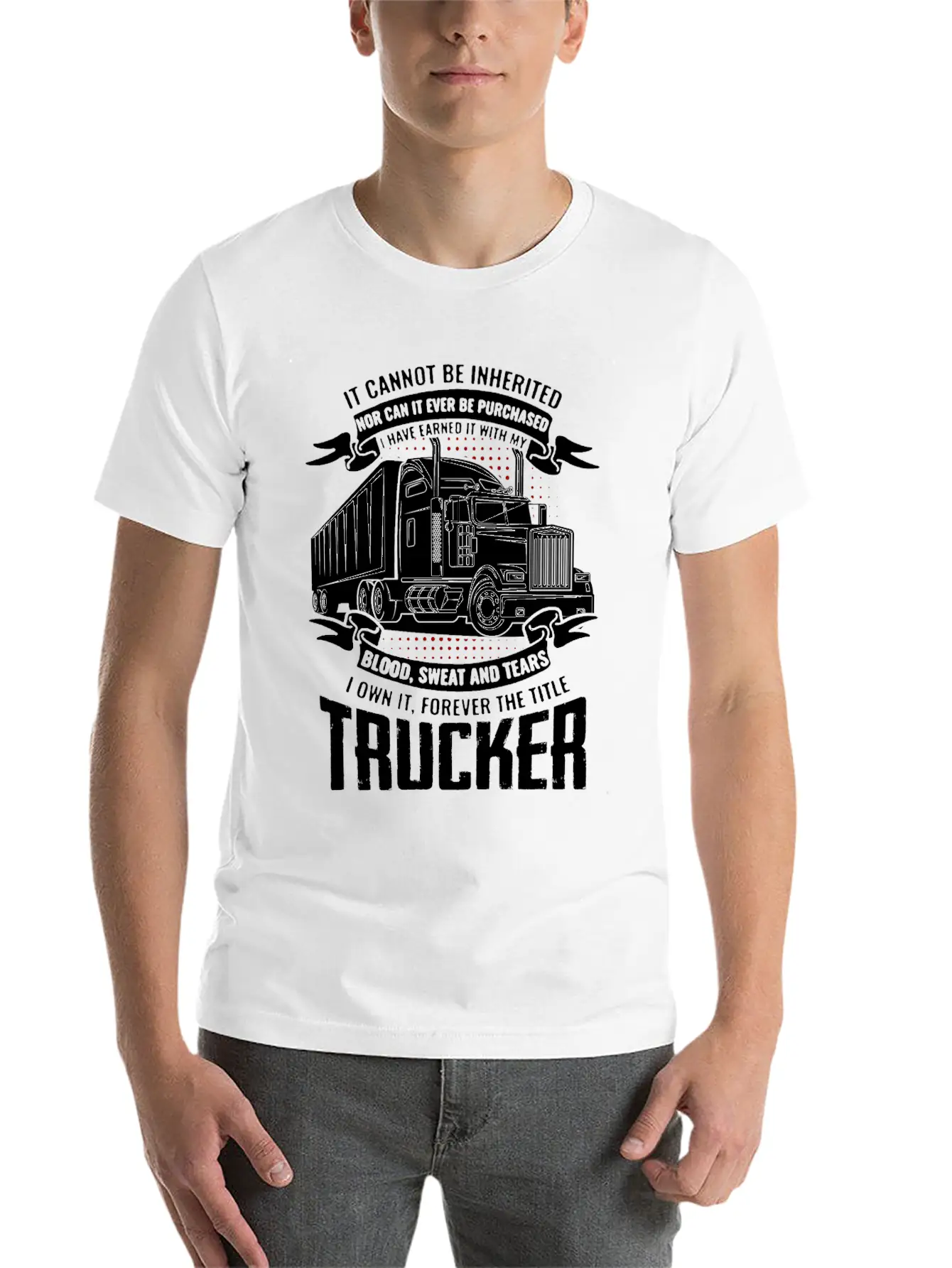 Truck Driver Gift - Funny 18 Wheeler Big Rig Unisex Casual T-Shirt – Clean Design For Daily Comfort