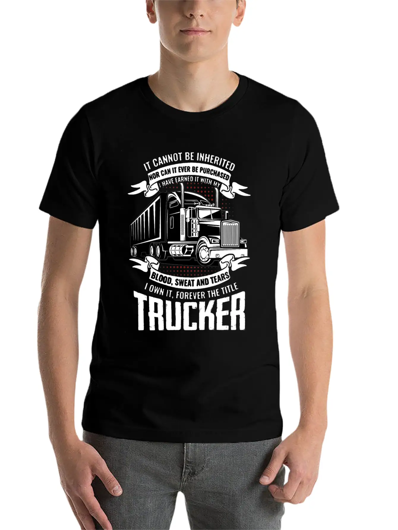 Truck Driver Gift - Funny 18 Wheeler Big Rig Unisex Casual T-Shirt – Clean Design For Daily Comfort