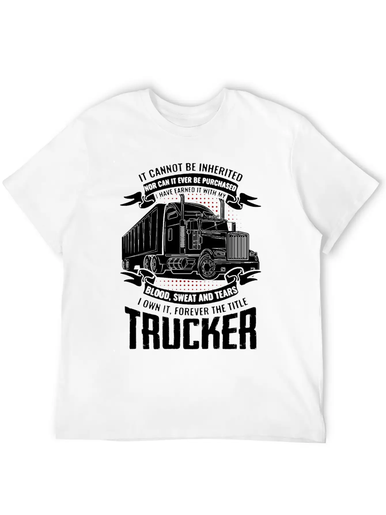 Truck Driver Gift - Funny 18 Wheeler Big Rig Unisex Casual T-Shirt – Clean Design For Daily Comfort