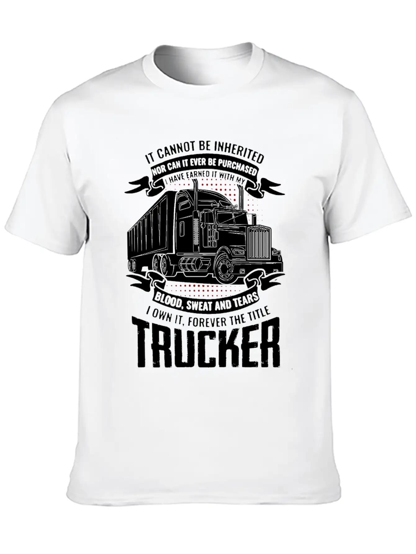 Truck Driver Gift - Funny 18 Wheeler Big Rig Unisex Casual T-Shirt – Clean Design For Daily Comfort