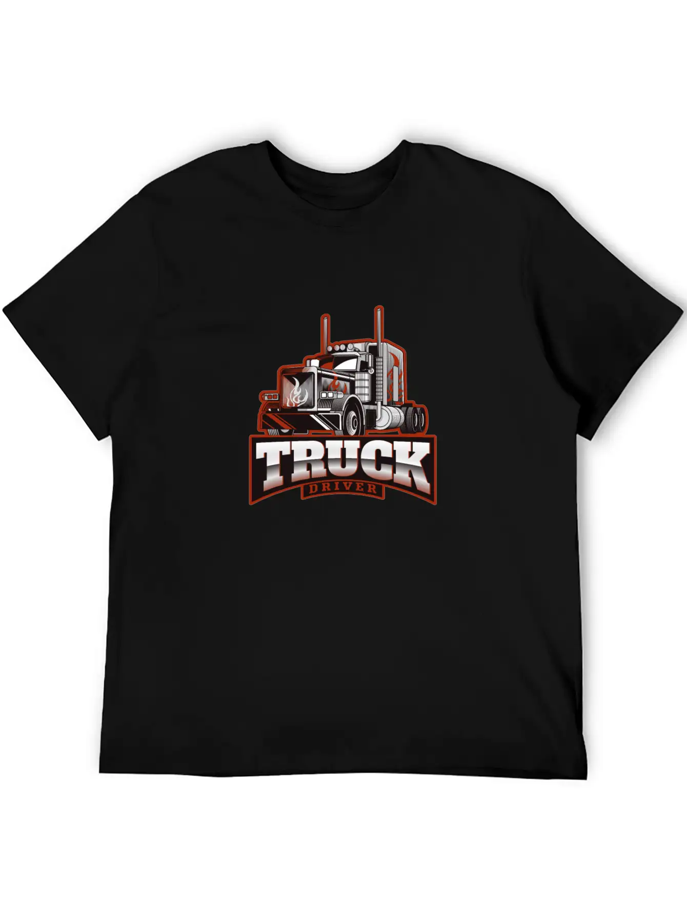 Truck Driver Lightweight Cotton T-Shirt – Daily Comfort Graphic Shirt