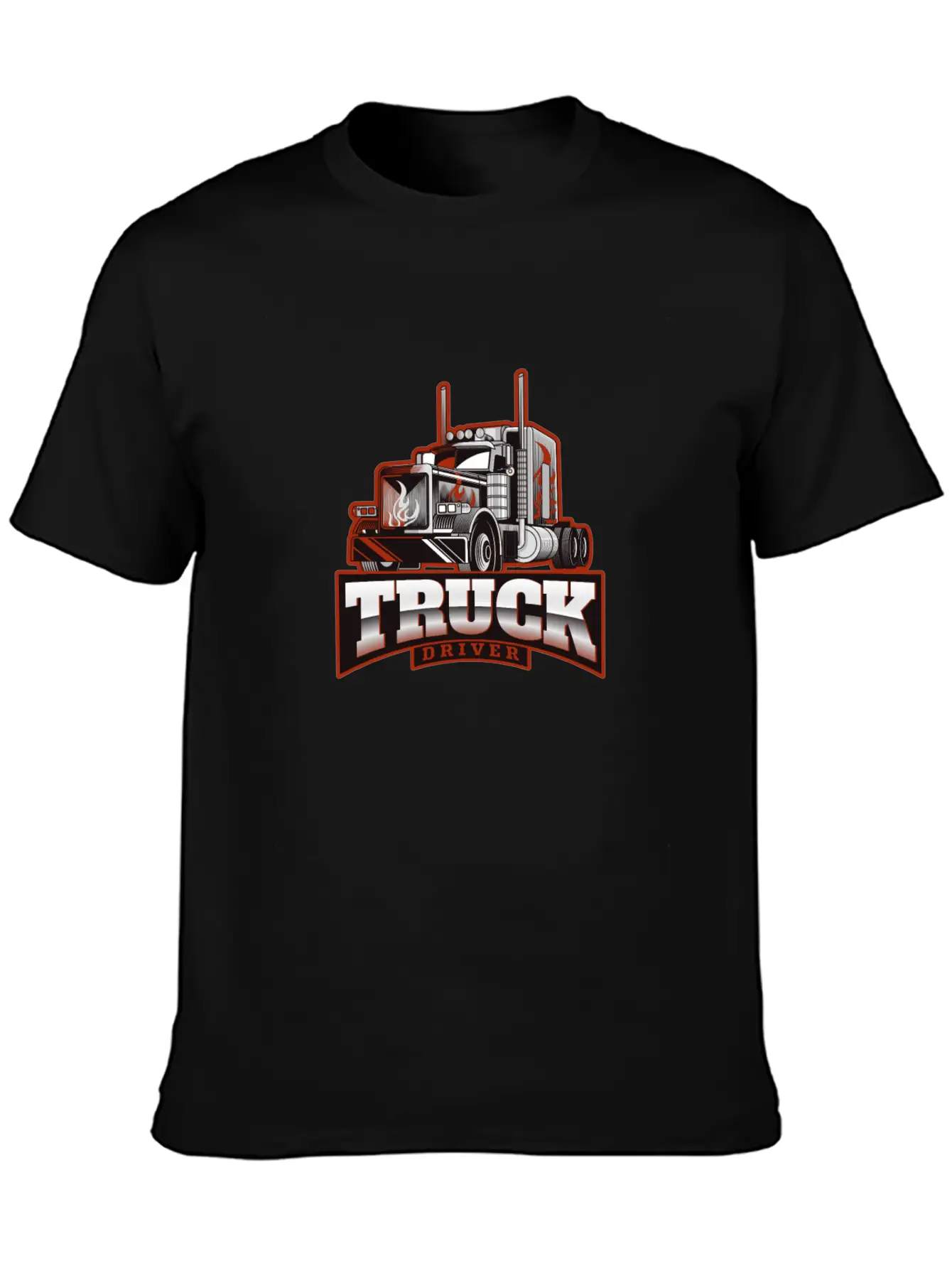 Truck Driver Lightweight Cotton T-Shirt – Daily Comfort Graphic Shirt