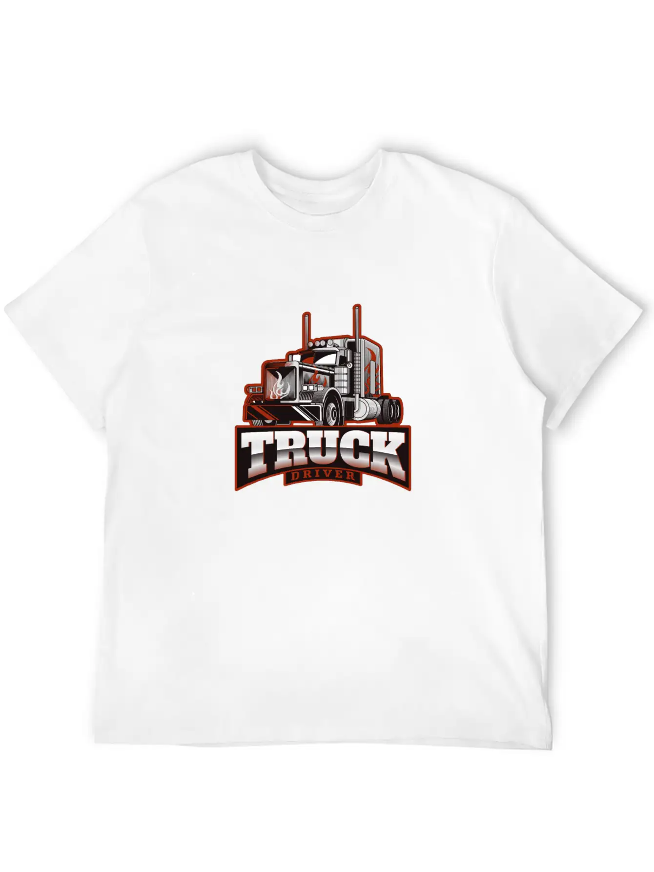 Truck Driver Lightweight Cotton T-Shirt – Daily Comfort Graphic Shirt