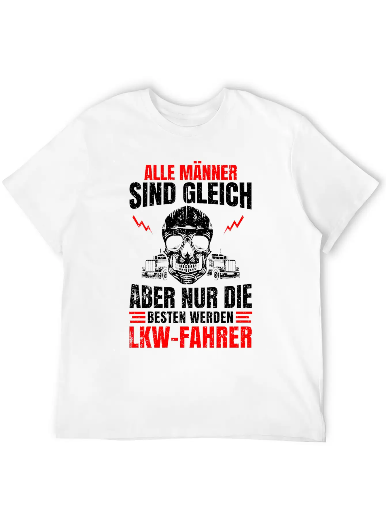 Truck Driver Trucker Freight Forwarding Tray Truck Lightweight Cotton T-Shirt – Daily Comfort Graphic Shirt
