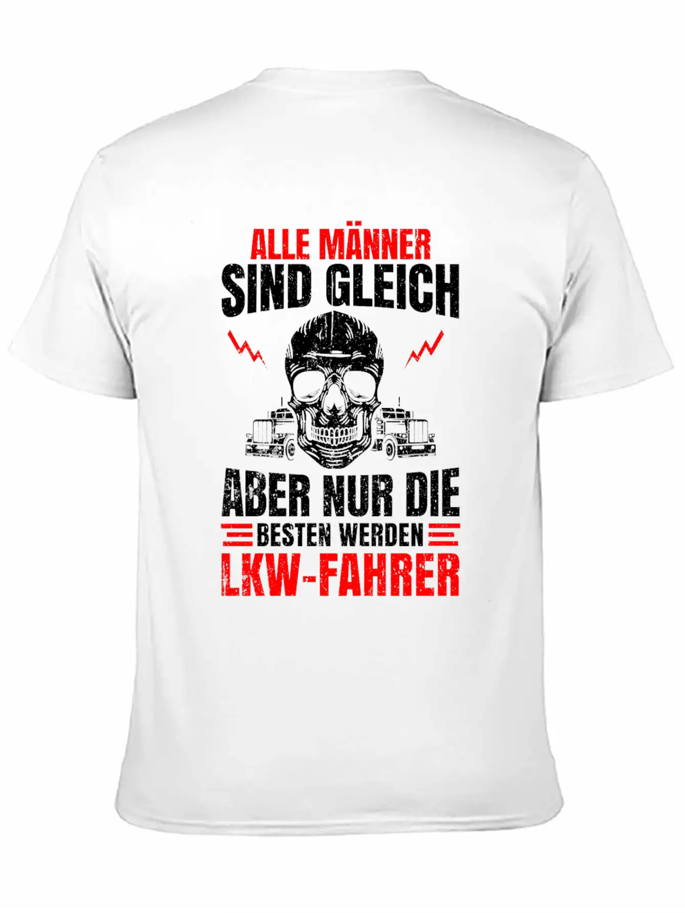 Truck Driver Trucker Freight Forwarding Tray Truck Lightweight Cotton T-Shirt – Daily Comfort Graphic Shirt