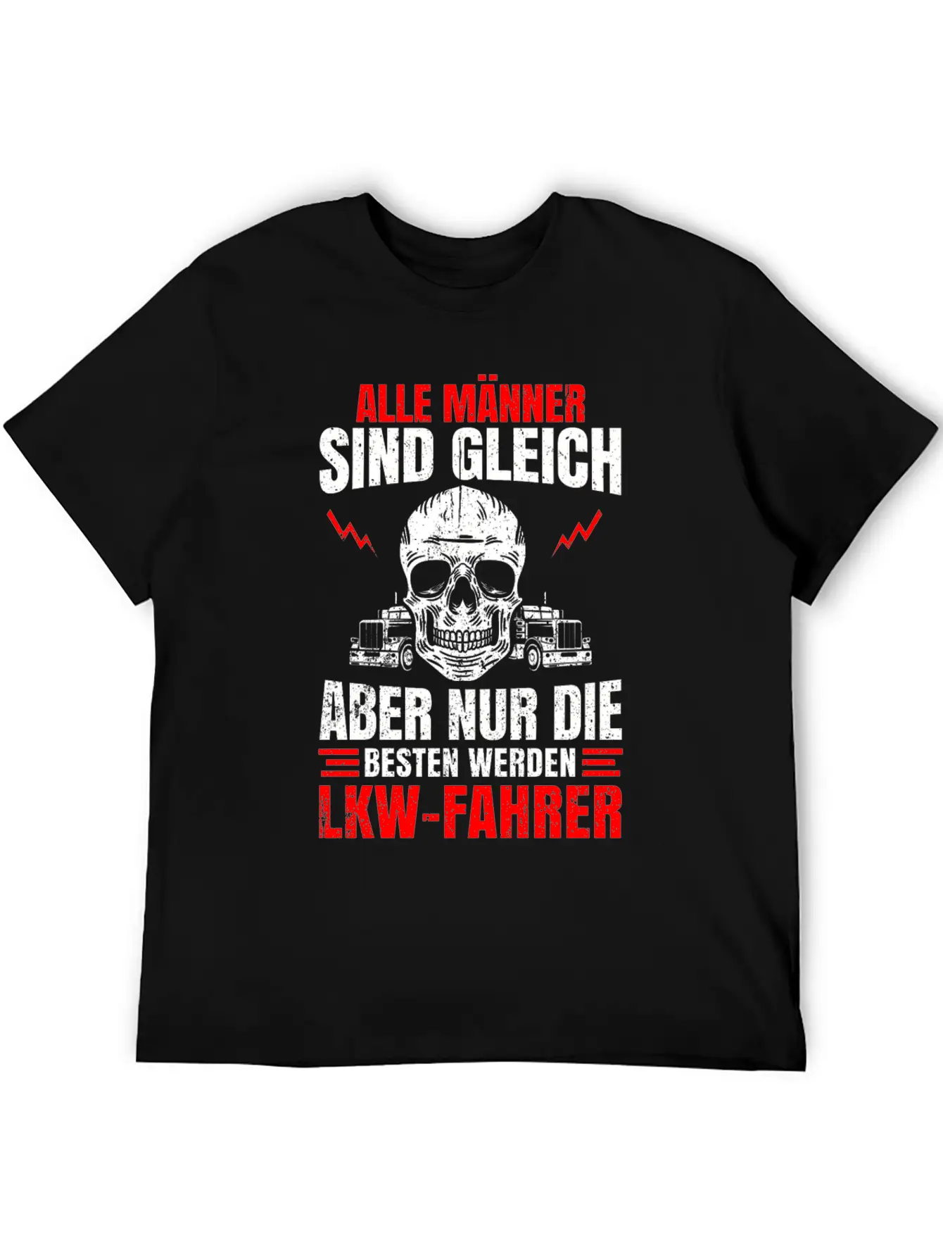 Truck Driver Trucker Freight Forwarding Tray Truck Lightweight Cotton T-Shirt – Daily Comfort Graphic Shirt