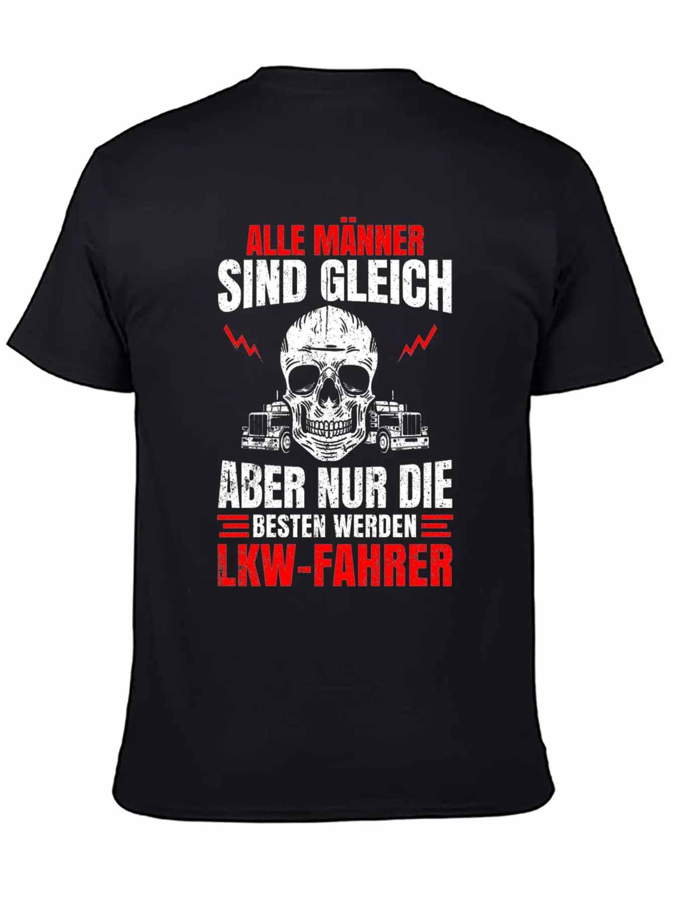 Truck Driver Trucker Freight Forwarding Tray Truck Lightweight Cotton T-Shirt – Daily Comfort Graphic Shirt