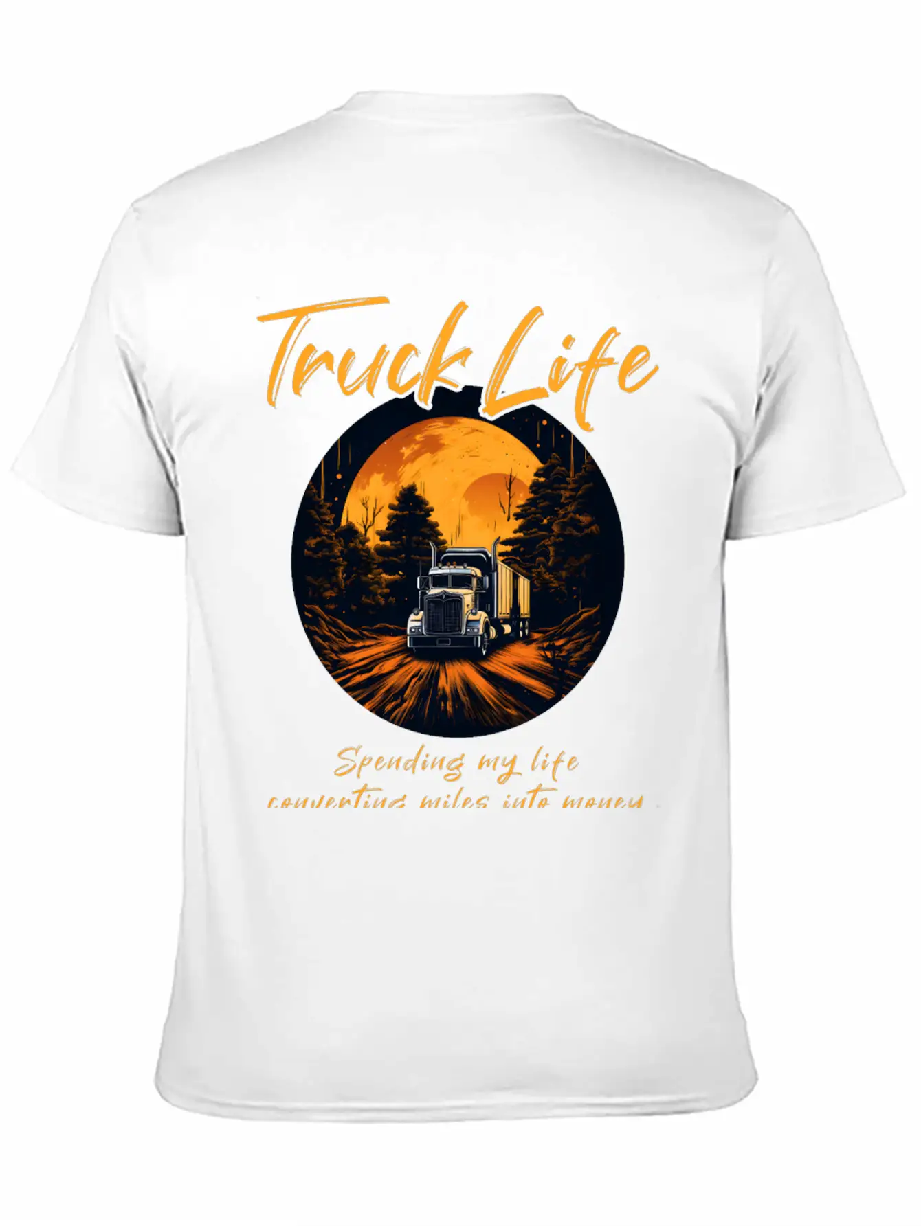 Truck Driver Trucker Modern Fit Casual T-Shirt – Clean And Versatile Design