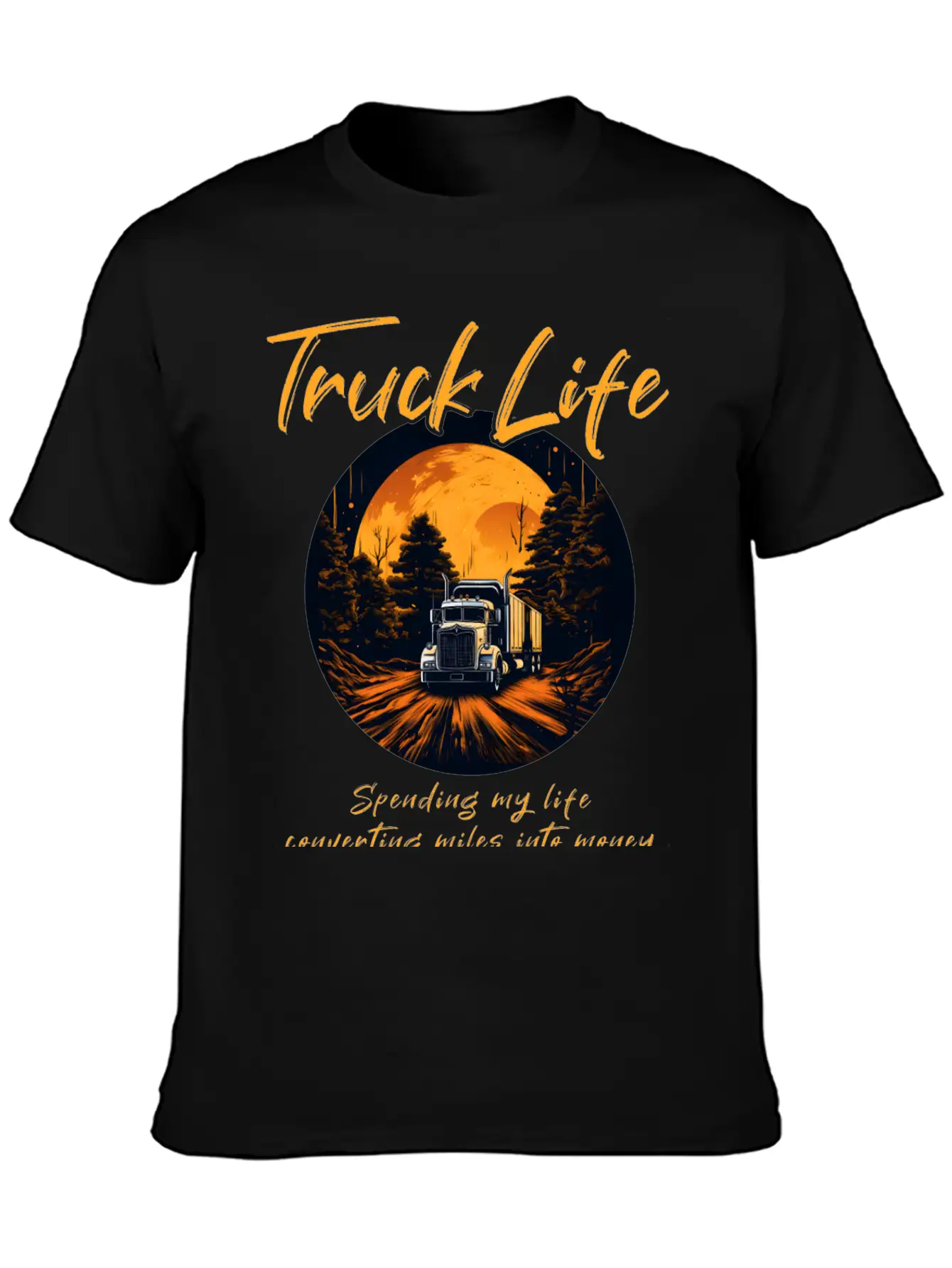 Truck Driver Trucker Modern Fit Casual T-Shirt – Clean And Versatile Design