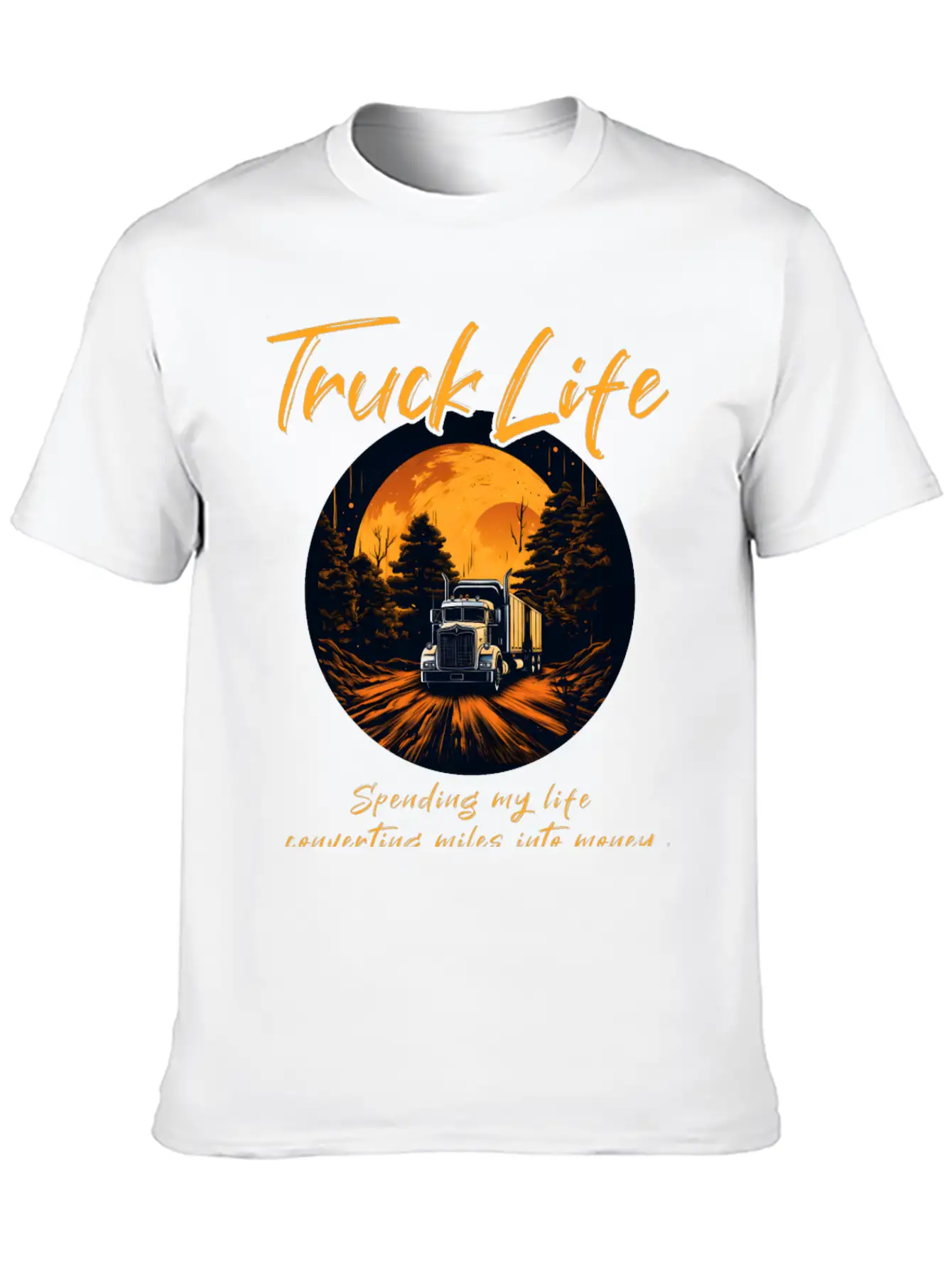 Truck Driver Trucker Modern Fit Casual T-Shirt – Clean And Versatile Design
