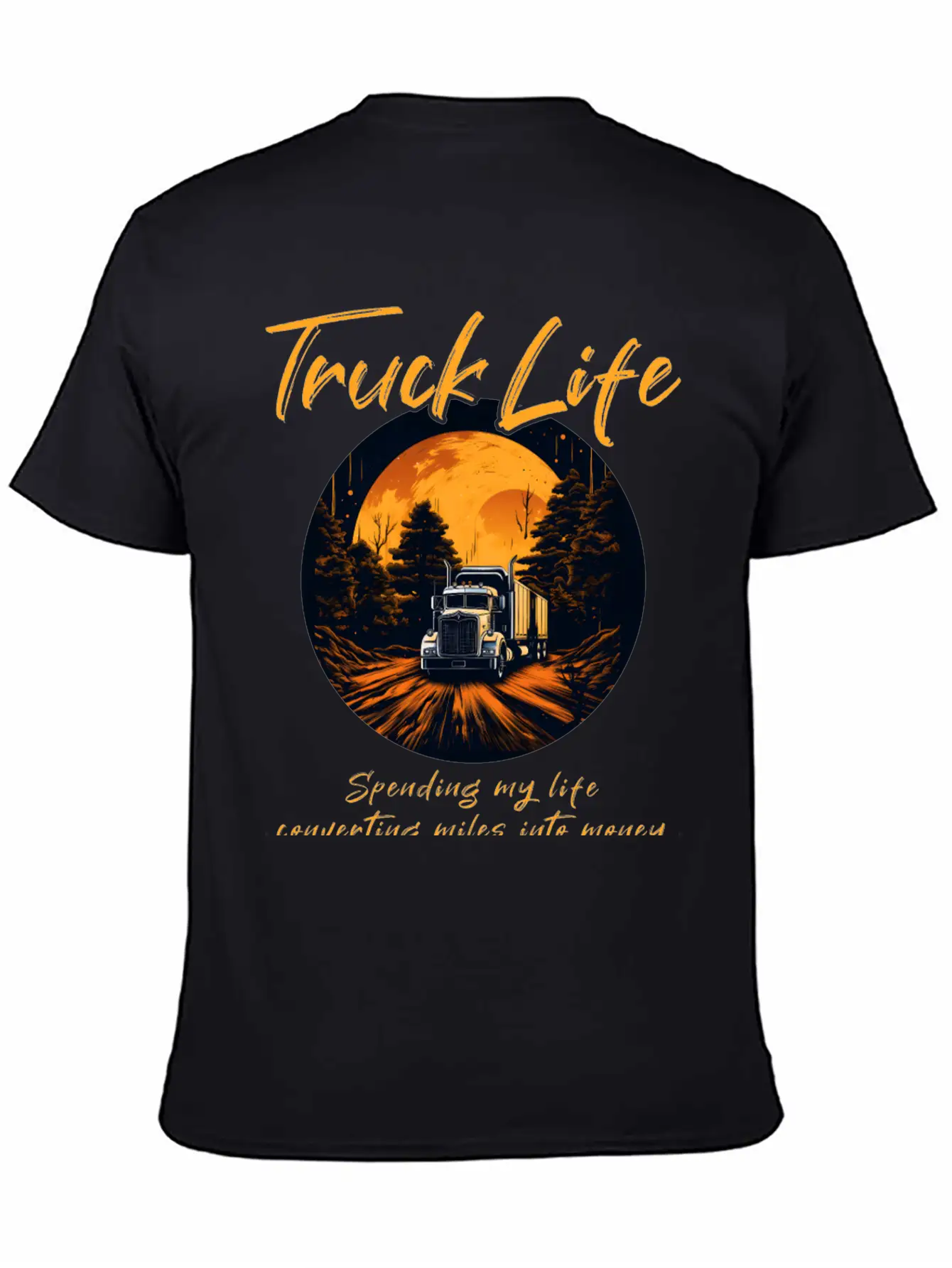 Truck Driver Trucker Modern Fit Casual T-Shirt – Clean And Versatile Design