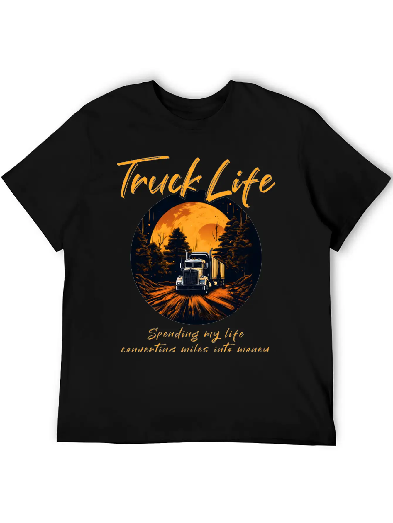 Truck Driver Trucker Modern Fit Casual T-Shirt – Clean And Versatile Design